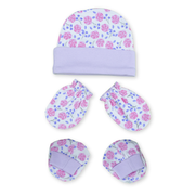 Newborn Baby Cap, Mittens & Booties Set | Soft Cotton Winter Essentials for Newborns | Warm & Comfortable Baby Gift Set
