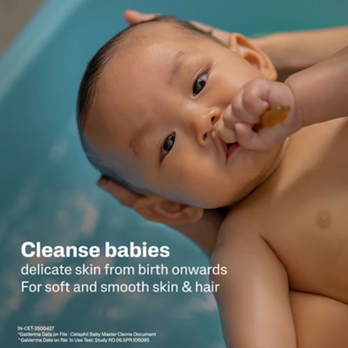 Cetaphil Baby Wash & Shampoo with Organic Calendula 400 ml | Gentle Tear-Free Cleanser | Dermatologist Tested