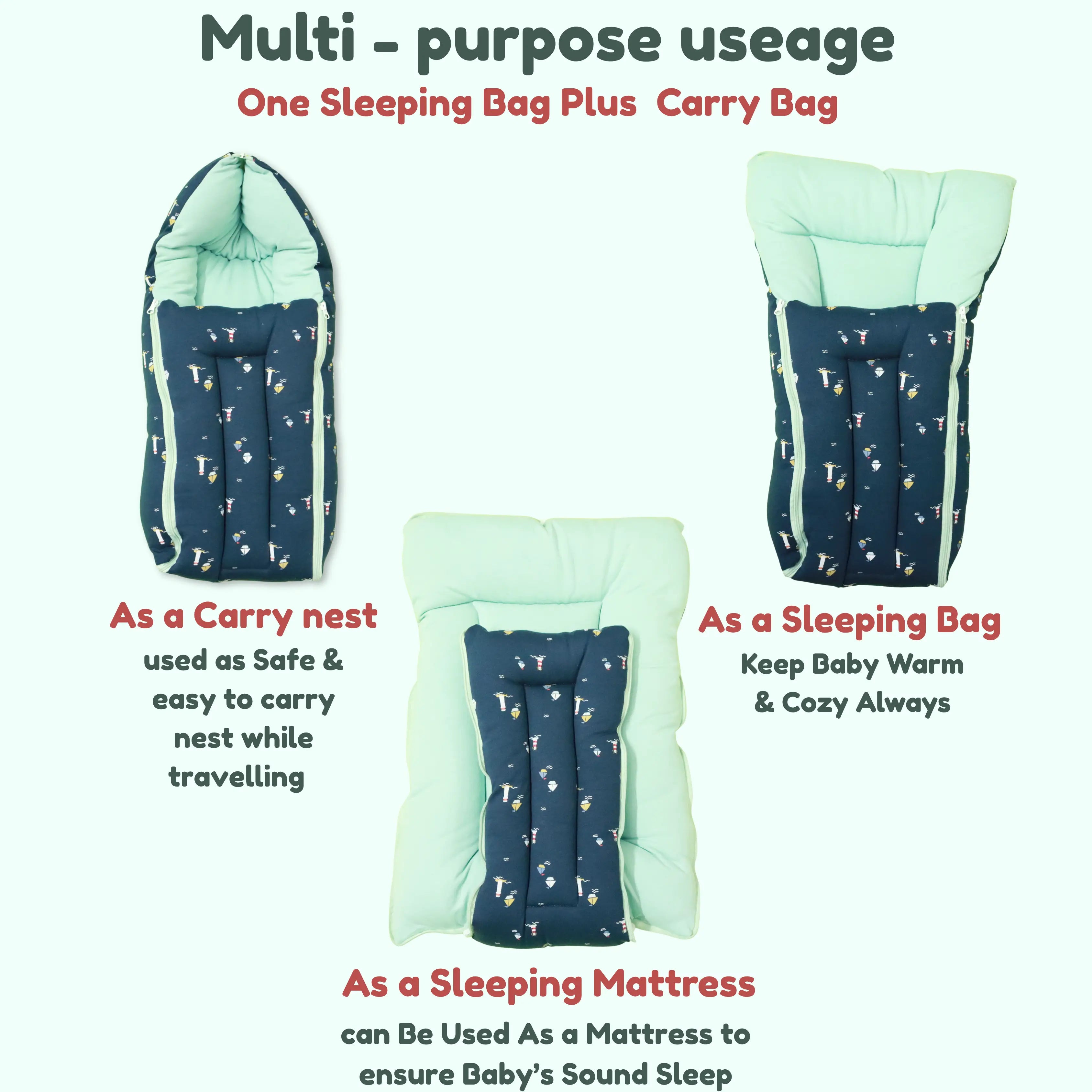 Cotton Baby Carry Bed | Baby Carry Nest | Baby Carrier babee D