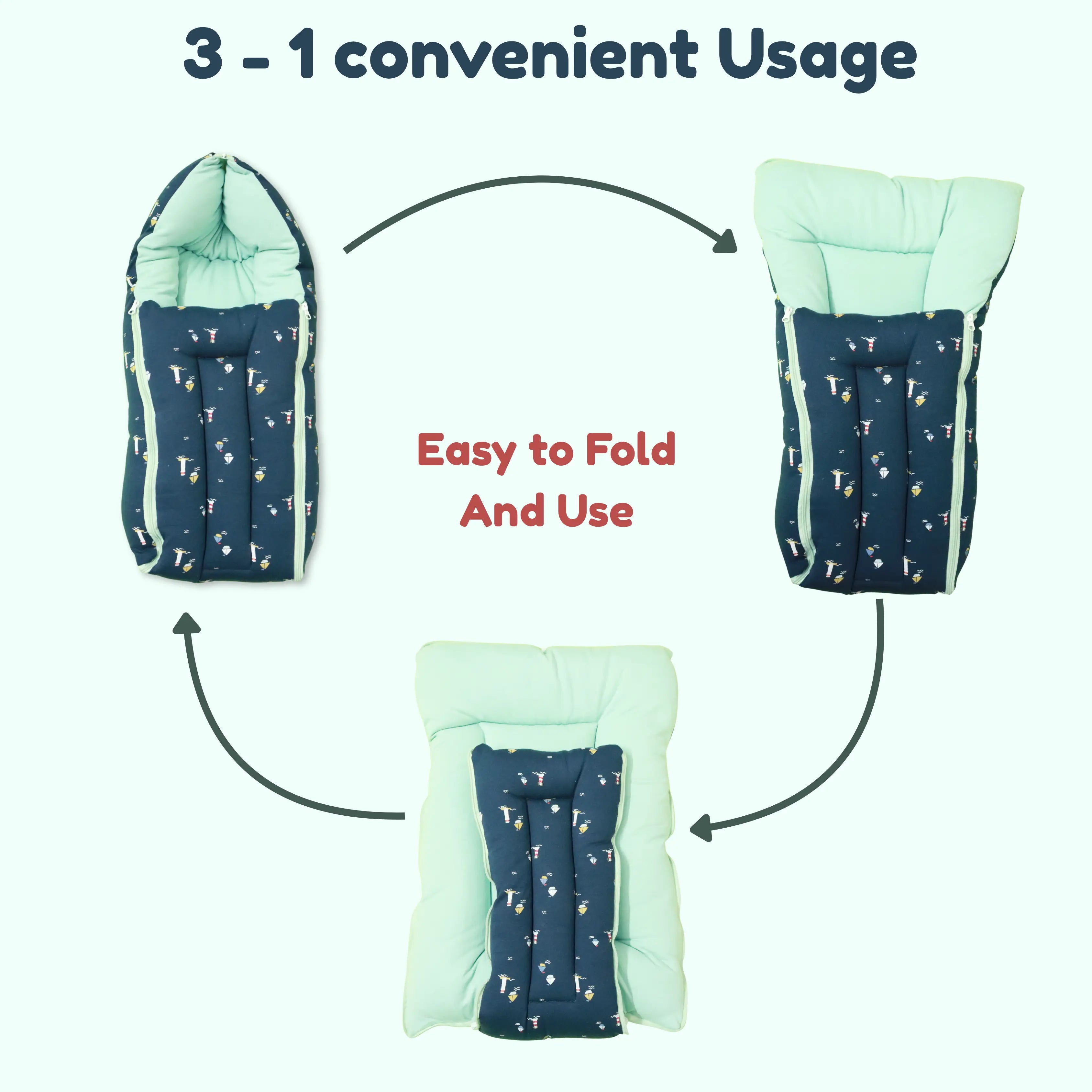 Cotton Baby Carry Bed | Baby Carry Nest | Baby Carrier babee D
