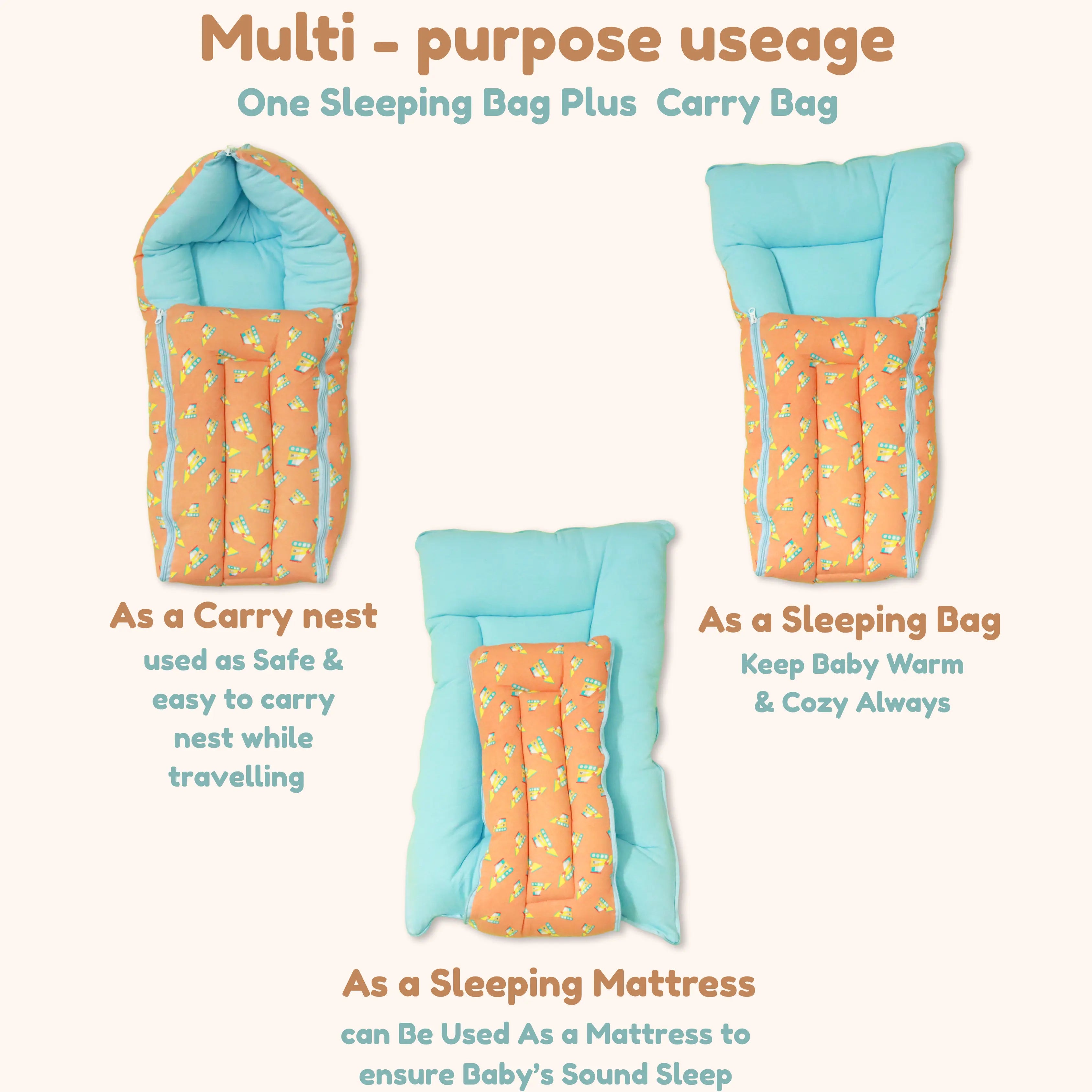 Cotton Baby Carry Bed | Baby Carry Nest | Baby Carrier babee D