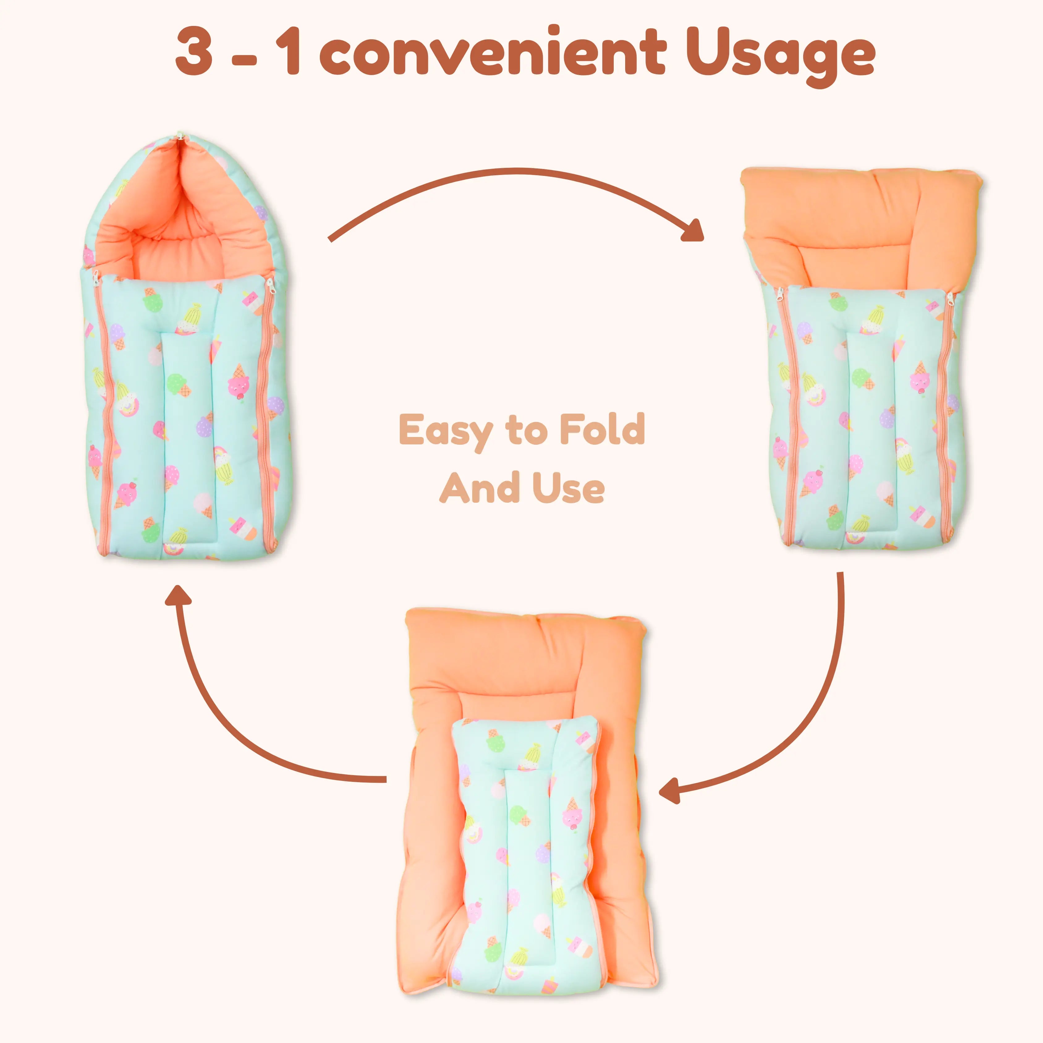 Cotton Baby Carry Bed | Baby Carry Nest | Baby Carrier babee D