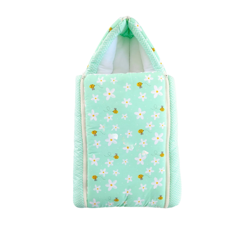 100% Organic Muslin Baby Carry Bed | Baby Muslin Carry Nest | Baby Carrier