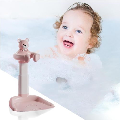 Foldable Baby Bath Stand | Height Adjustable Baby Bathtub Stand with Safety Handle for Infants & Toddlers