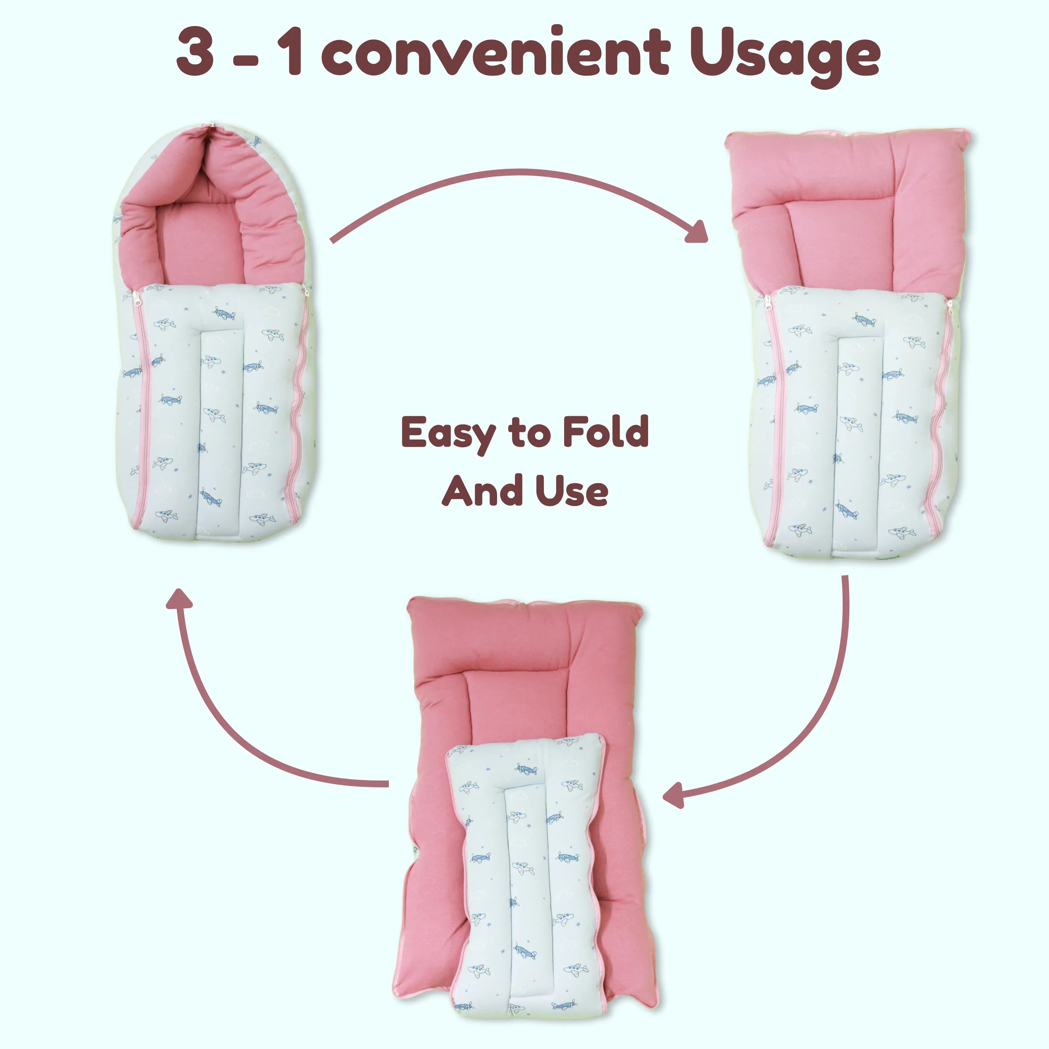 Cotton Baby Carry Bed | Baby Carry Nest | Baby Carrier babee D