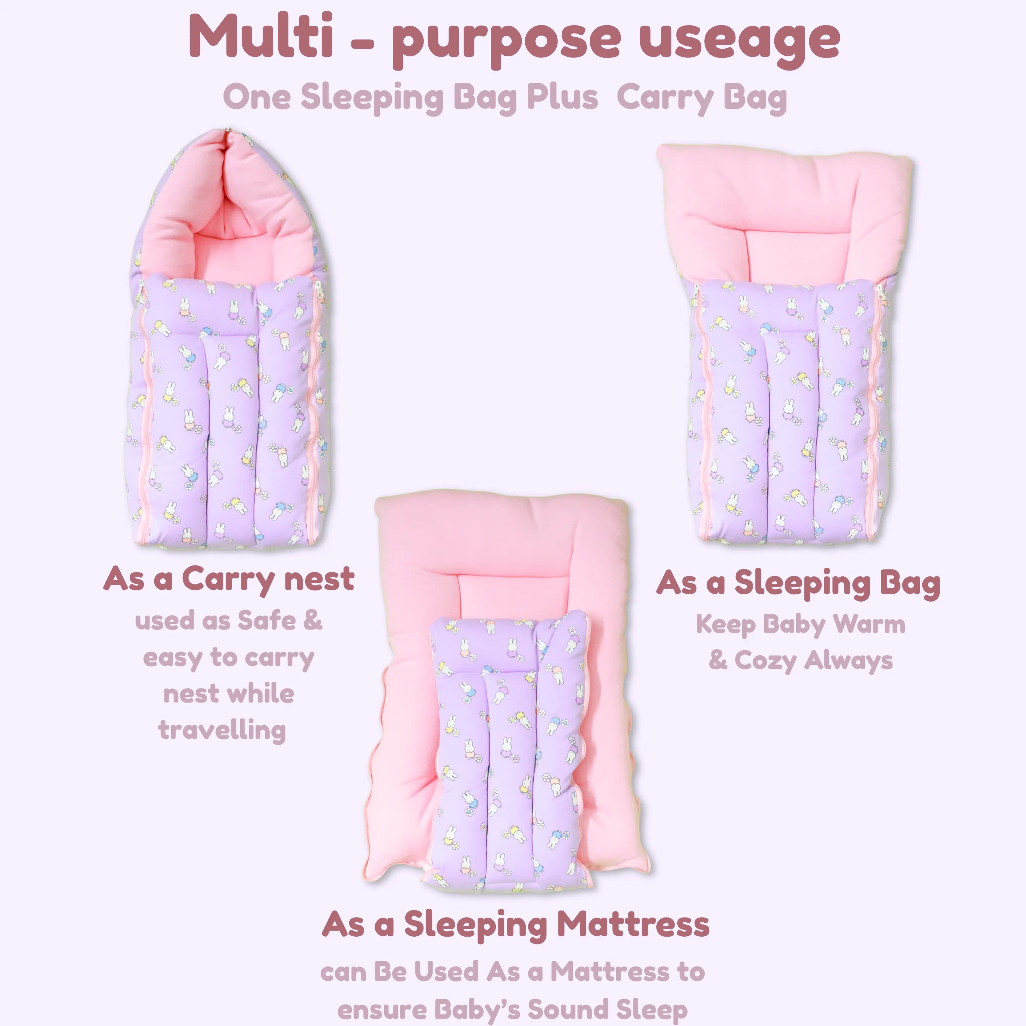 Cotton Baby Carry Bed | Baby Carry Nest | Baby Carrier babee D
