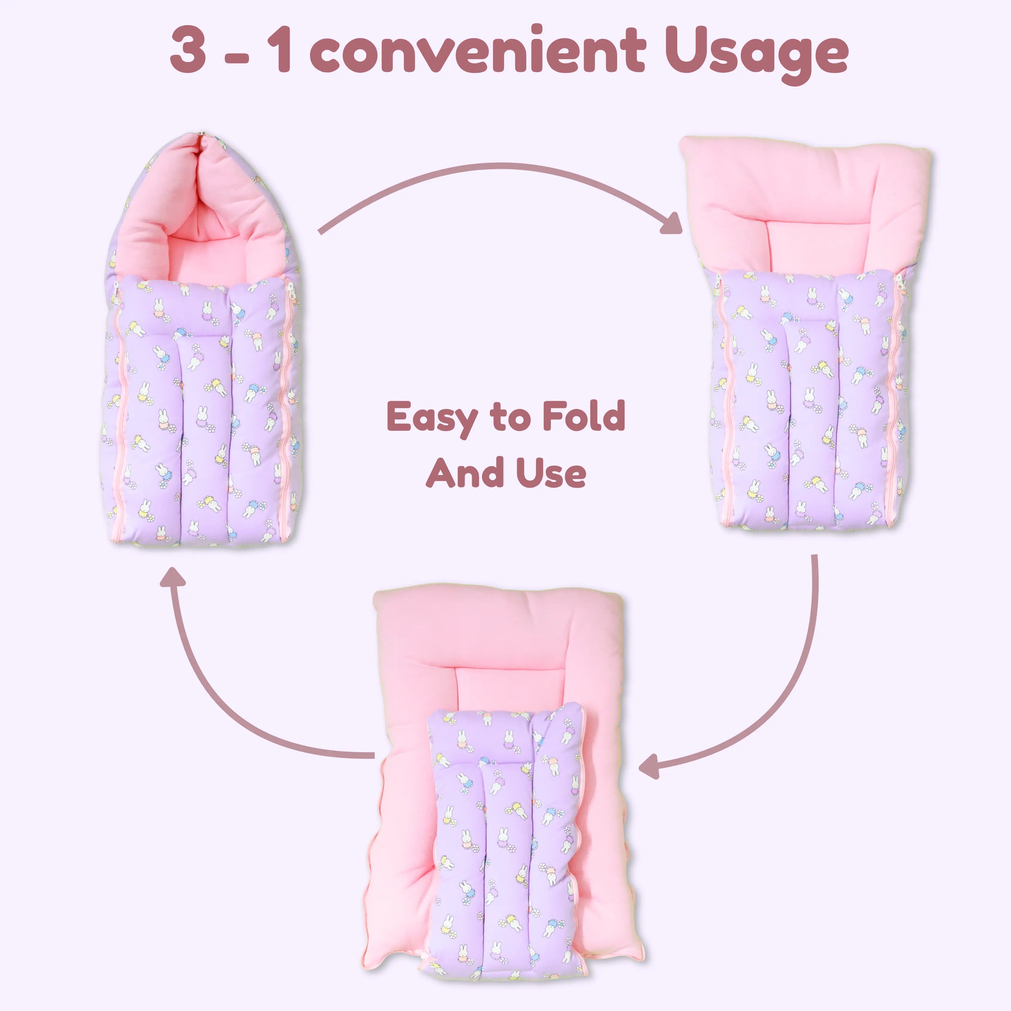 Cotton Baby Carry Bed | Baby Carry Nest | Baby Carrier babee D