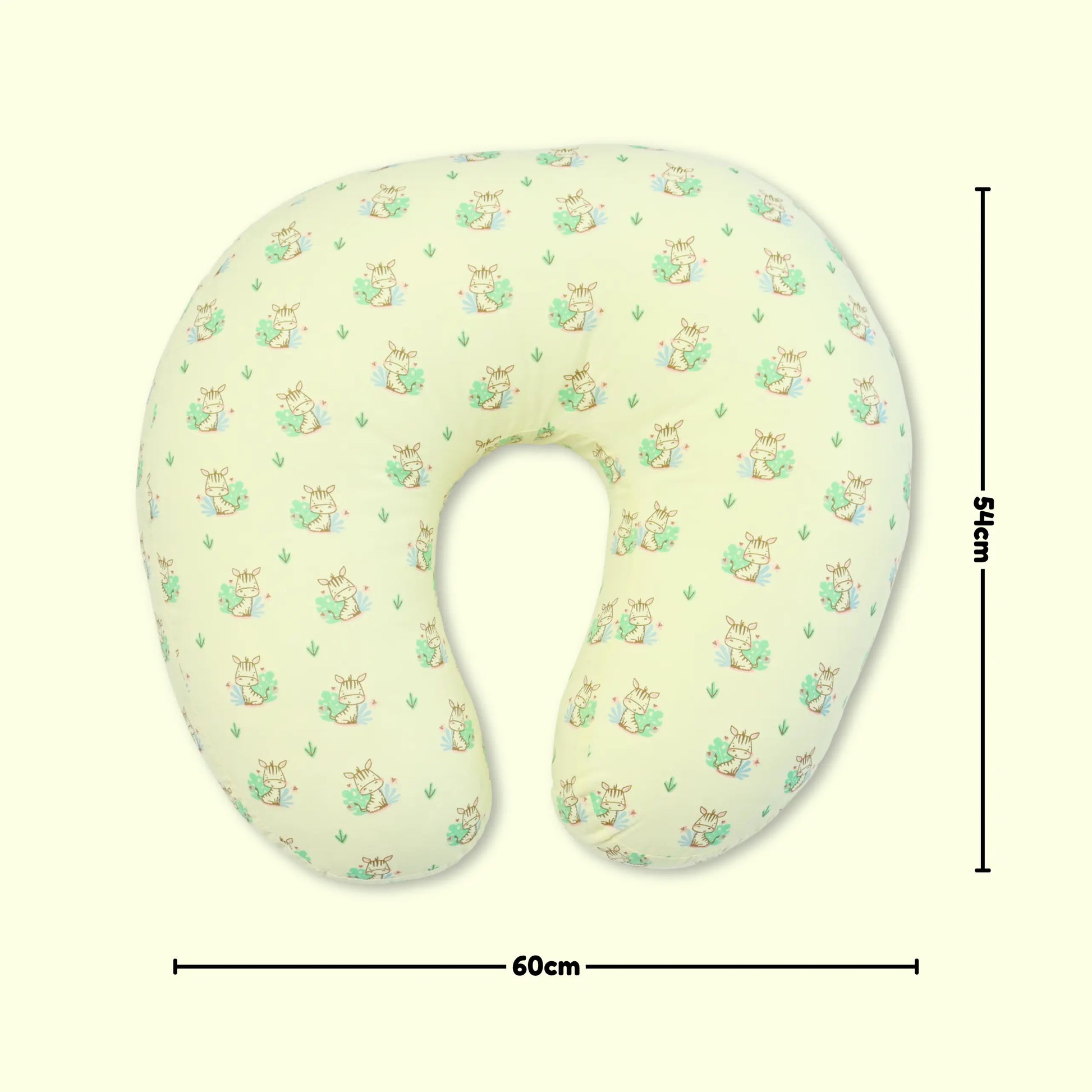 Newborn Nursing Feeding Pillow, Breastfeeding Pillows with Removable Cover, Infant Support for Baby & Mom - Yellow babee D
