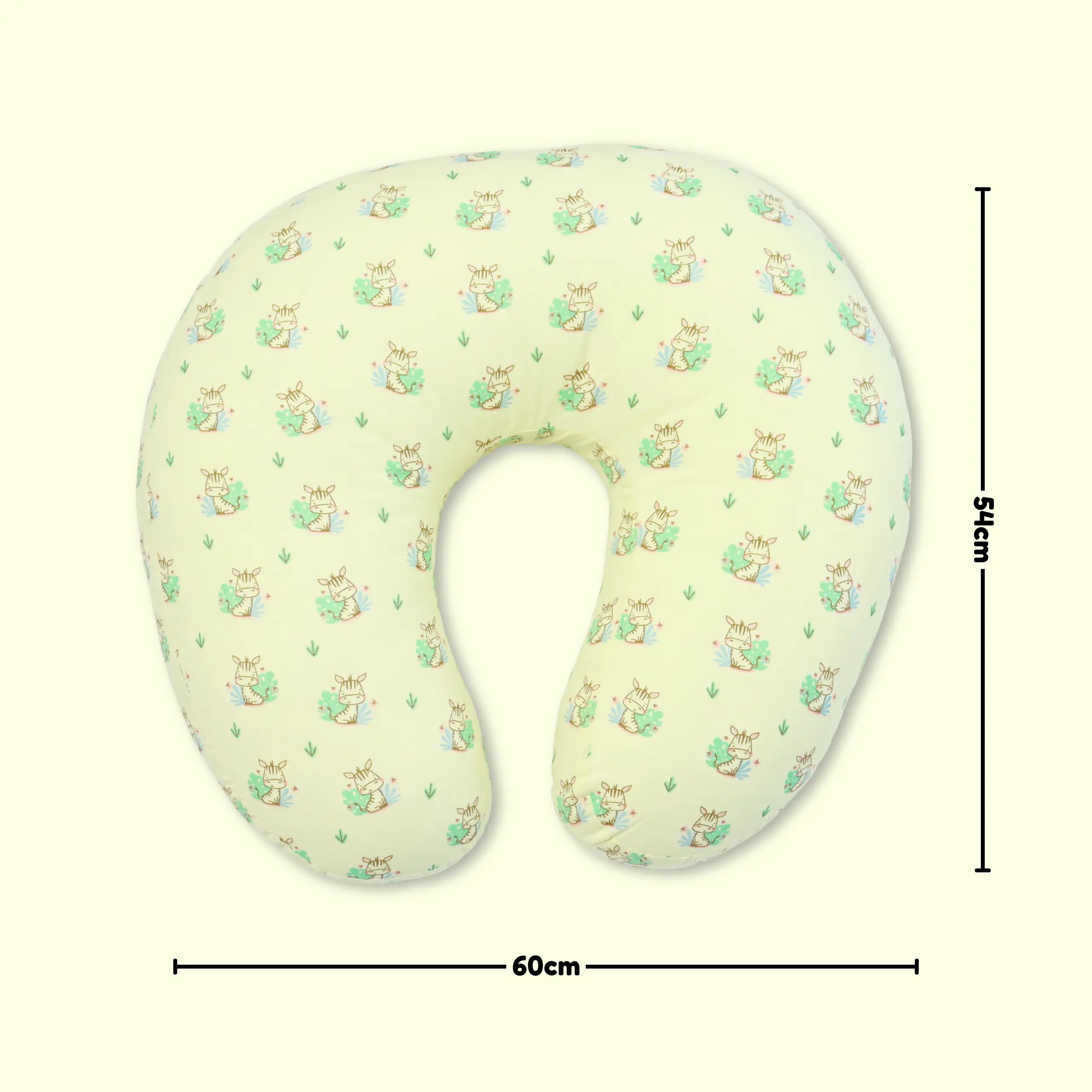 Newborn Nursing Feeding Pillow, Breastfeeding Pillows with Removable Cover, Infant Support for Baby & Mom - Yellow babee D