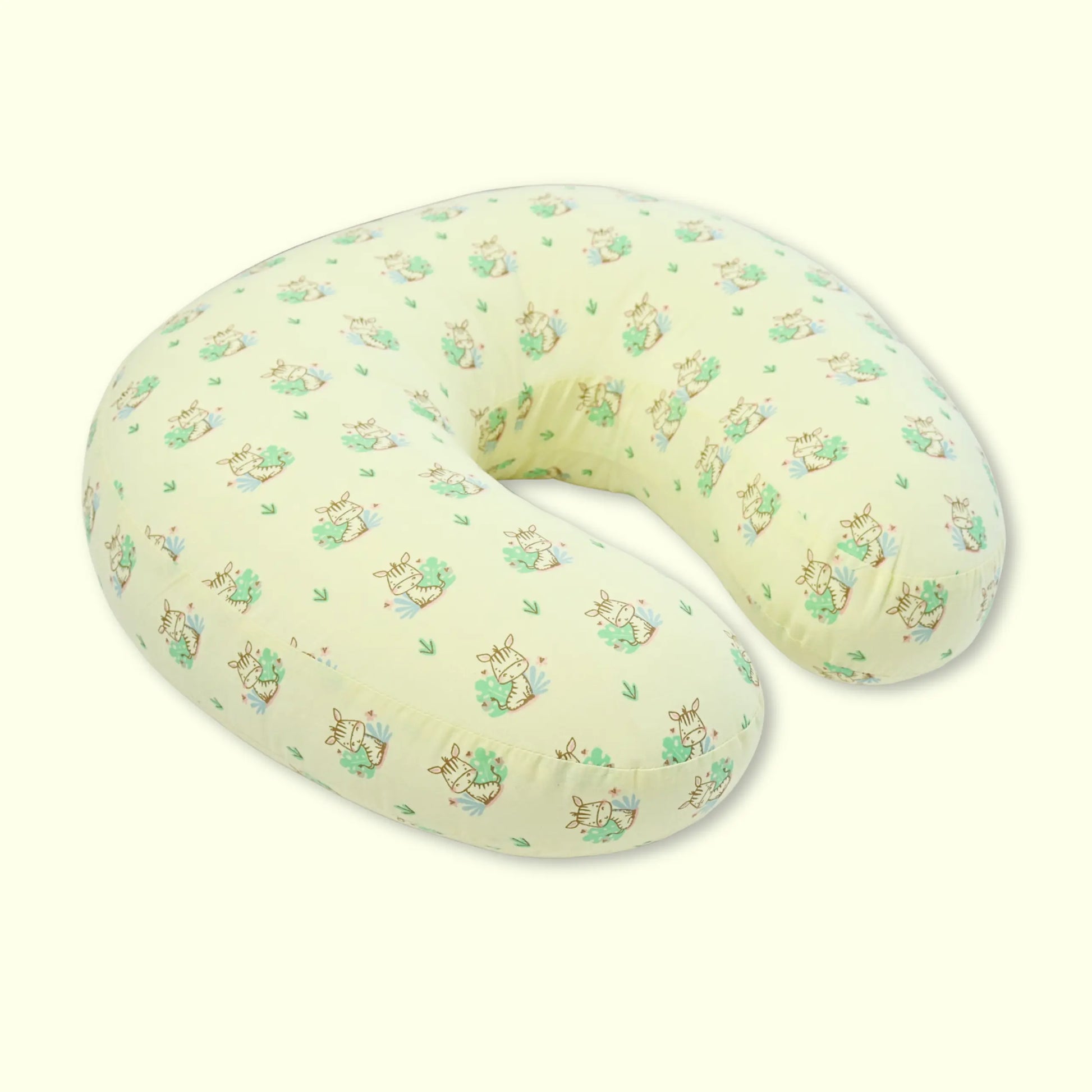 Newborn Nursing Feeding Pillow, Breastfeeding Pillows with Removable Cover, Infant Support for Baby & Mom - Yellow babee D