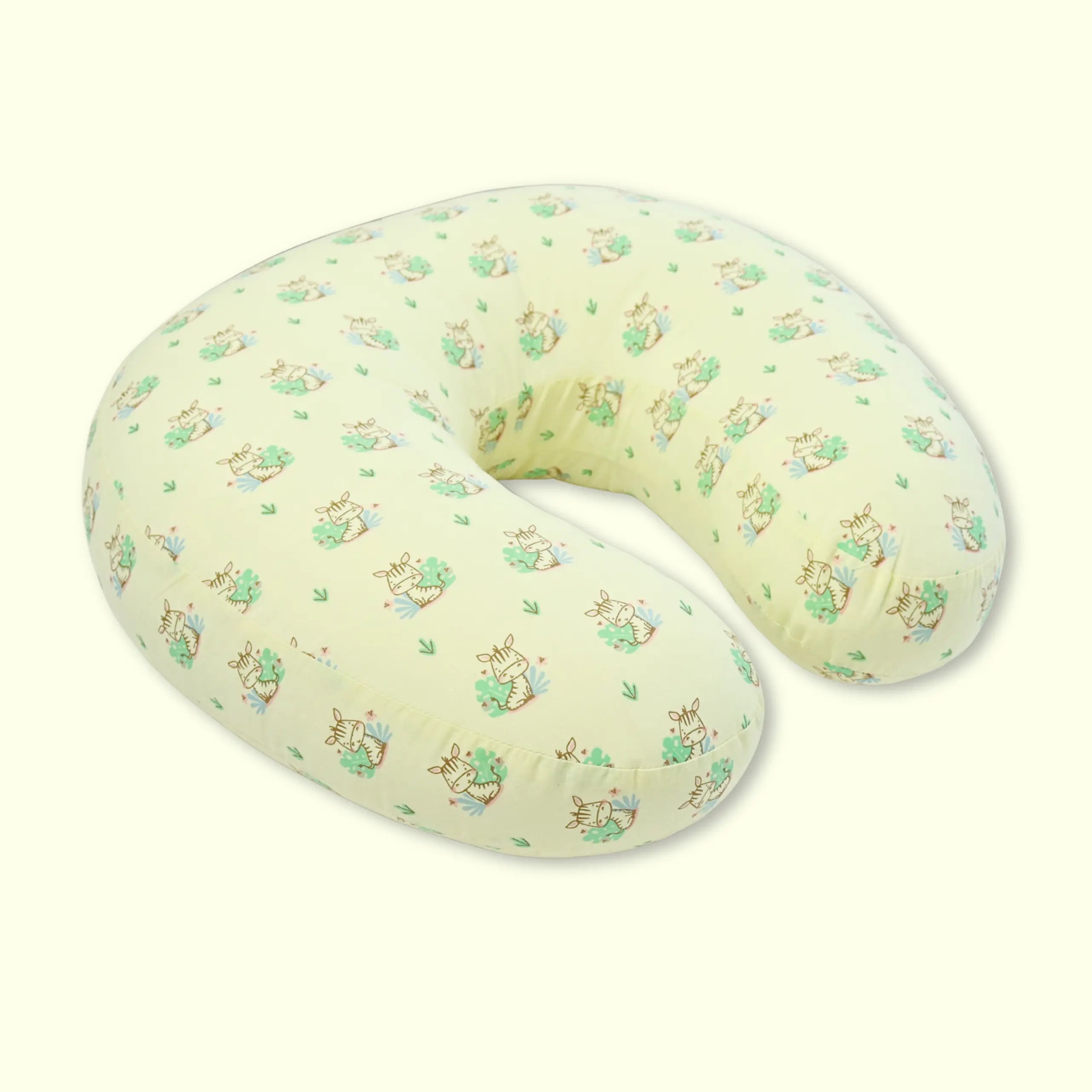 Newborn Nursing Feeding Pillow, Breastfeeding Pillows with Removable Cover, Infant Support for Baby & Mom - Yellow babee D