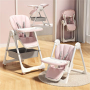 Galaxy Star Baby High Chair for Kids | Adjustable Feeding Chair with Safety Belt & Dining Tray