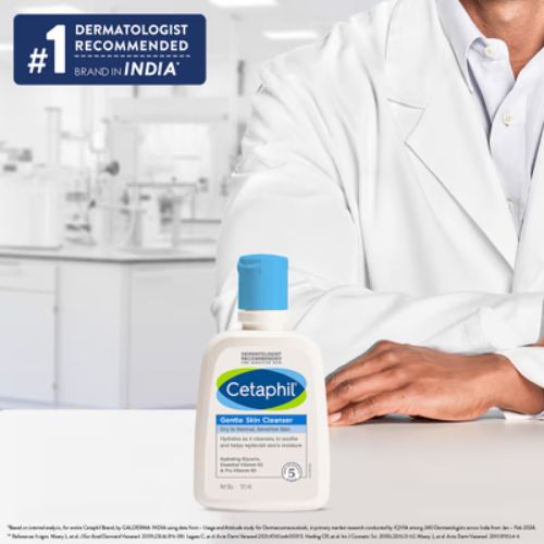 Gentle Skin Cleanser for Dry to Normal Sensitive Skin | Soap-Free, Non-Irritating Daily Cleanser|125ml