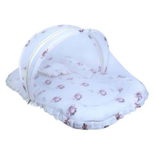 Premium Baby Bedding Set with Mosquito Net | 100% Insect Protection, Zip Closure & Baby Pillow