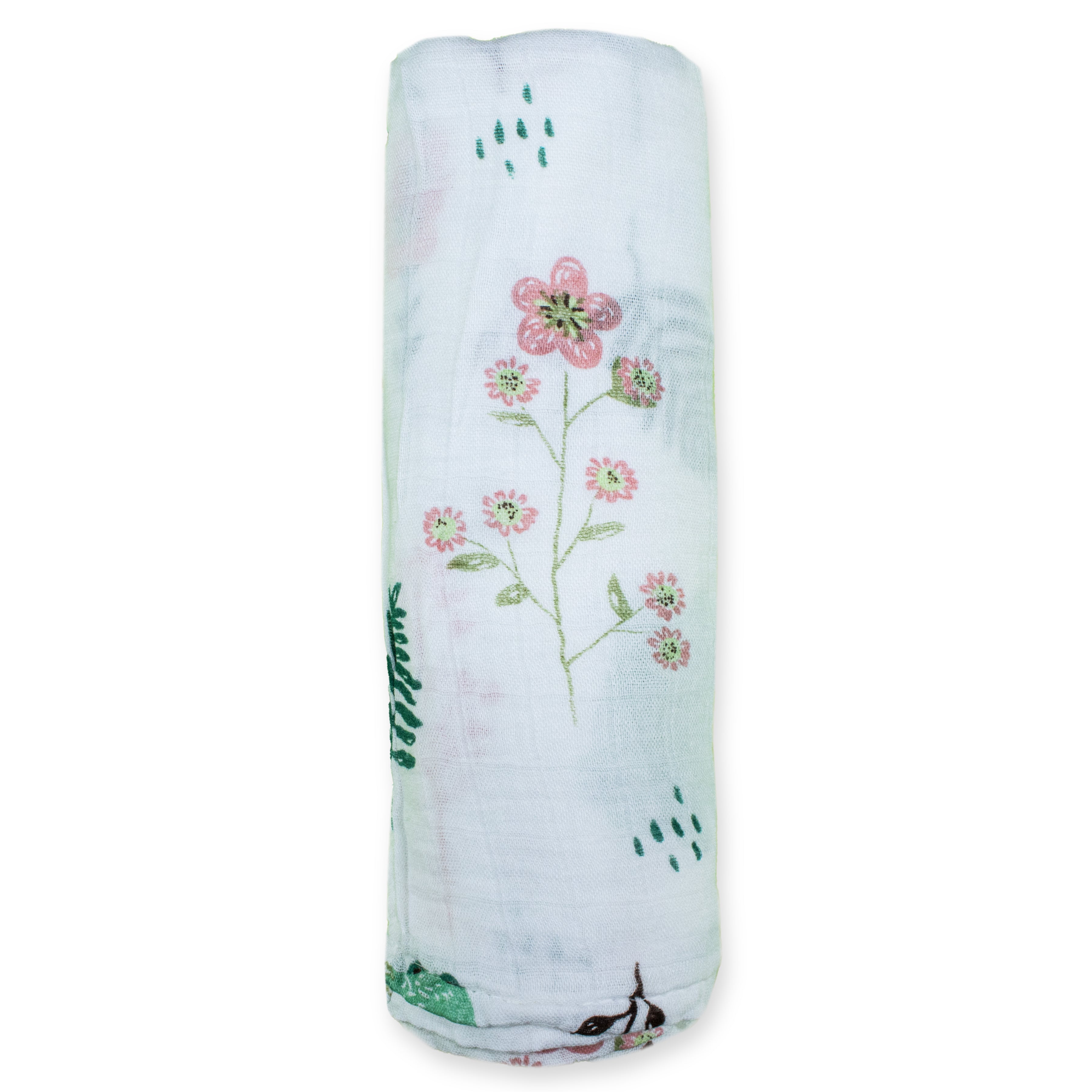 Organic 100% Cotton Baby Muslin Swaddle Cloth | Ultra-Soft & Breathable | 110×110 cm | Newborn–12 Months | Pack of 1