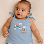 Cotton Knot Jabla for Newborn Baby | Soft Breathable Tie-Up Baby Jablas | Comfortable Daily Wear Infant Top