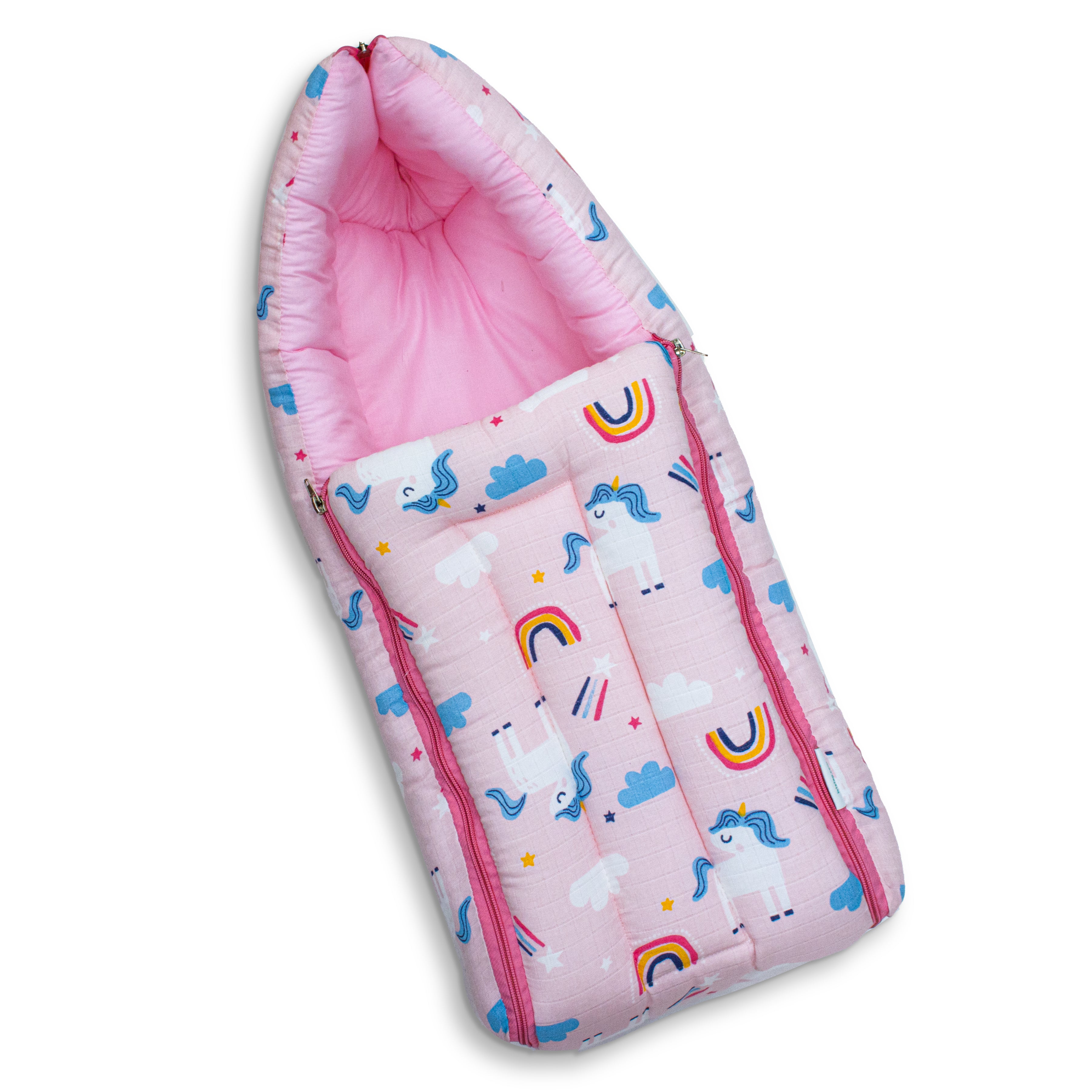 100% Organic Muslin Baby Carry Bed | Baby Muslin Carry Nest | Baby Carrier