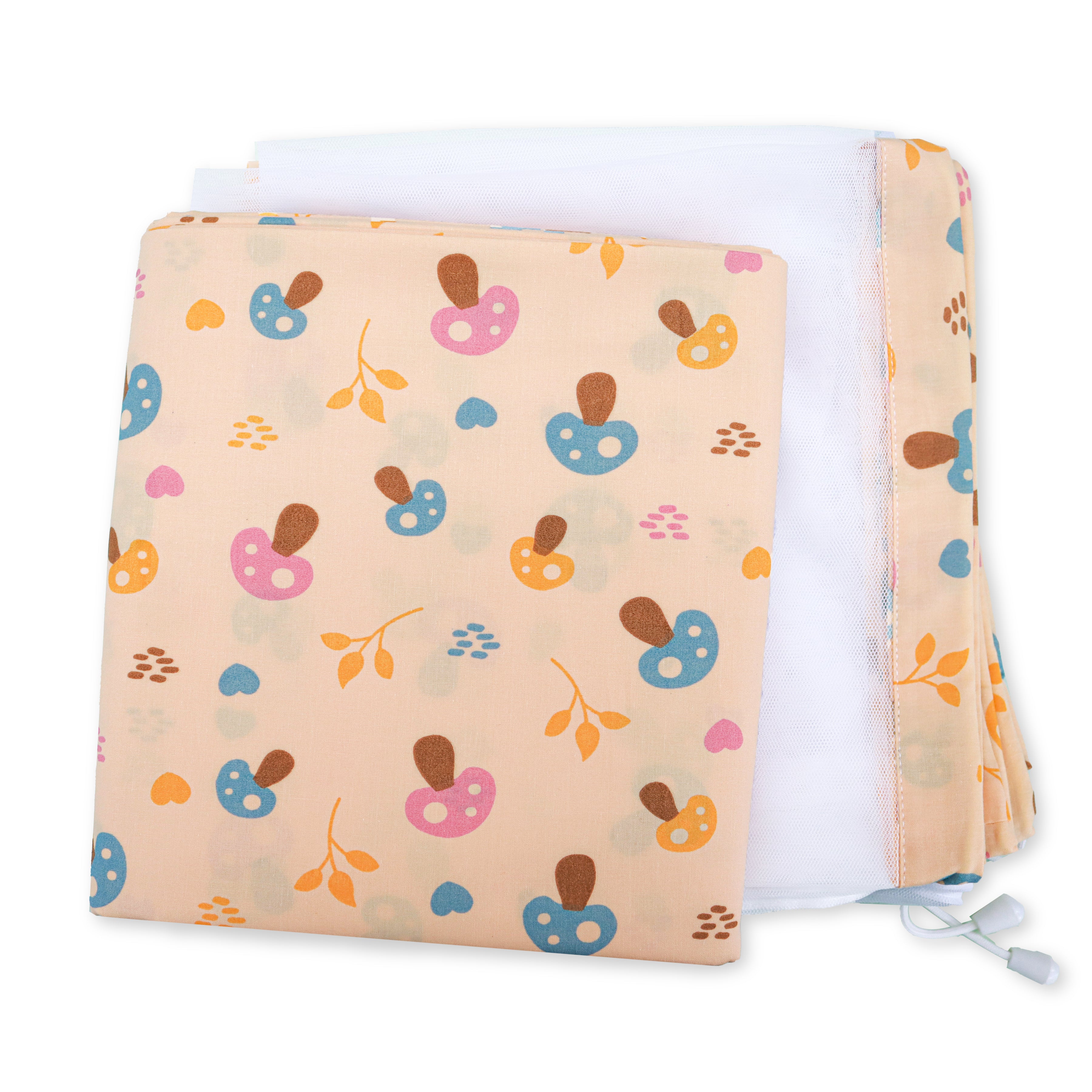 Premium Baby Cradle Cloth with Mosquito Net | Soft Cotton Hanging Cradle Fabric | Breathable | Newborn Baby Swing Cloth