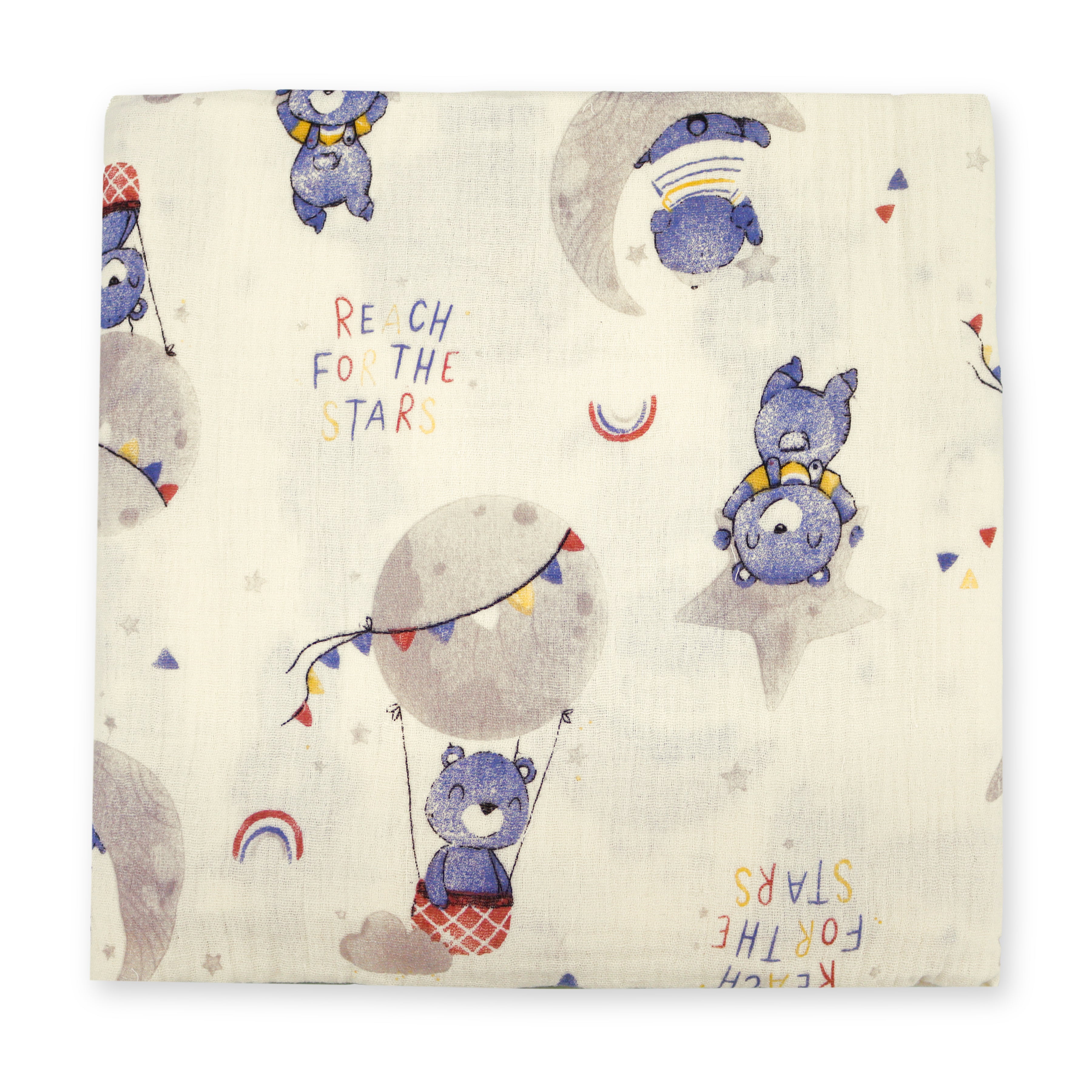 1st Step Baby Swaddle | Soft & Breathable Newborn Swaddle Wrap | Comfortable Baby Receiving Blanket for Infants