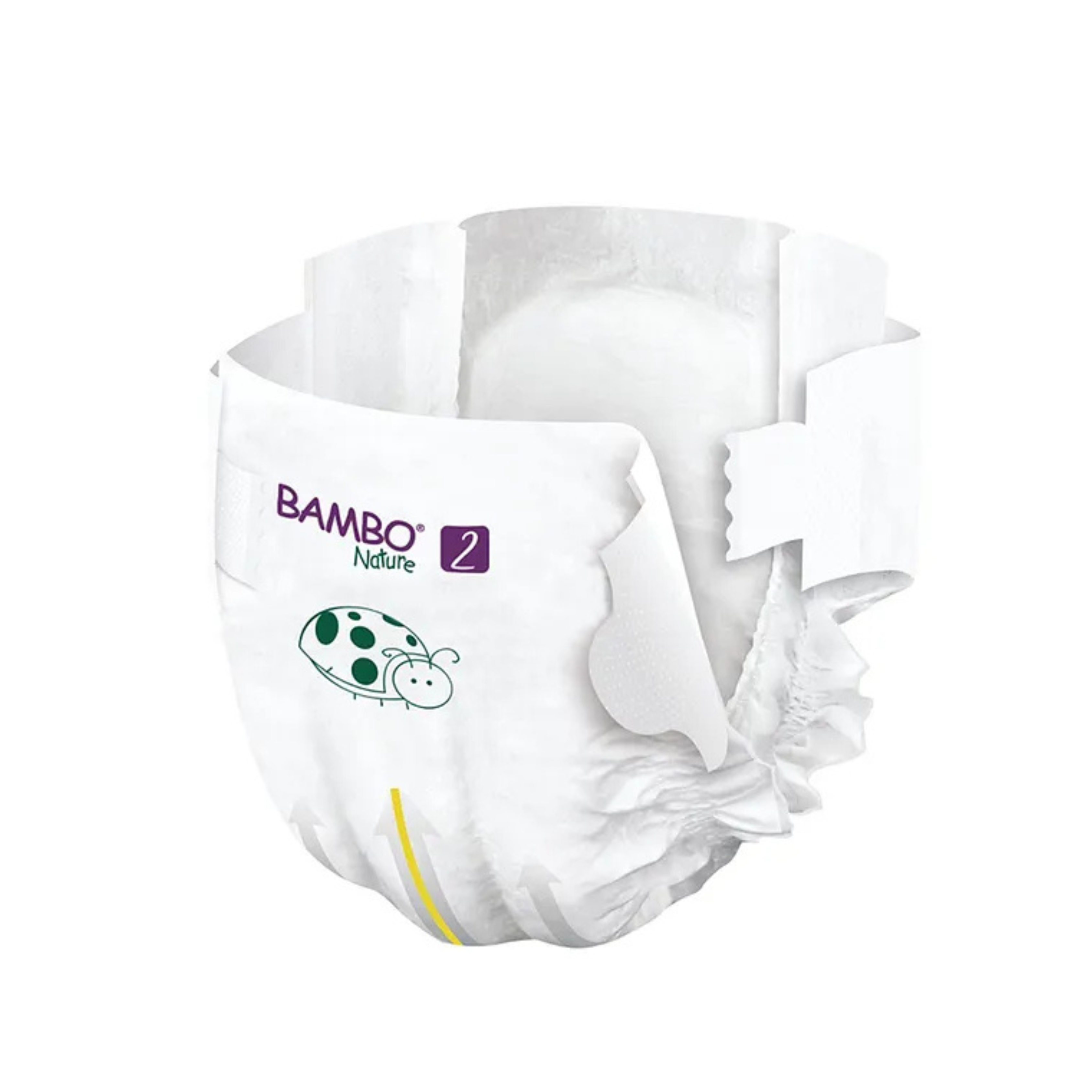 Bambo Nature Monthly Box - Skin Friendly Tape Style Diapers (size - 2) - Small (Pack Of 6 )