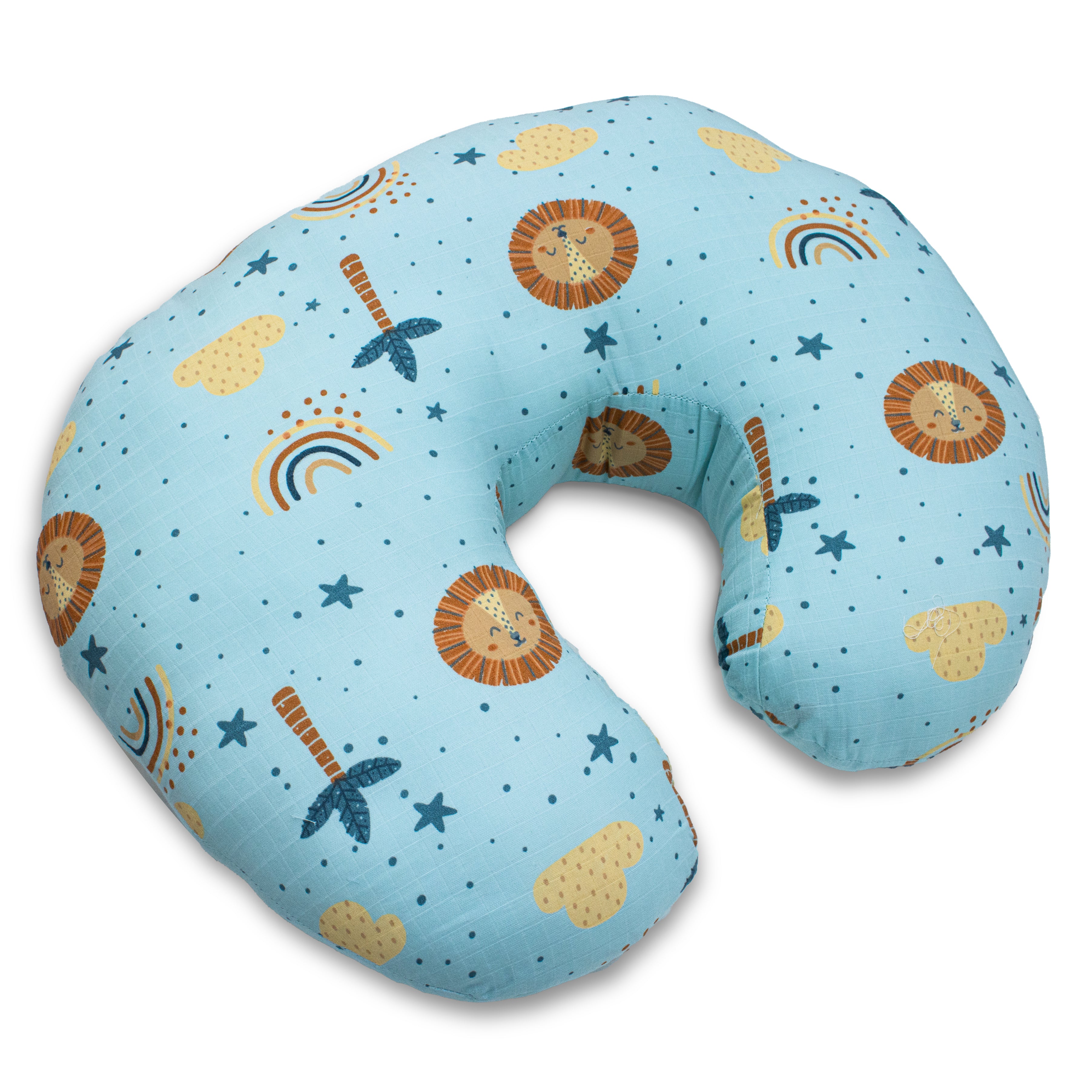 Nursing Pillow for Moms Comfy U-Shape with Handy Pocket Washable Cotton Cover, Zippers, No Foul Smell | Smart Fit for Feeding, Holding and Bonding (Copy)