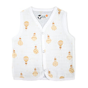 Muslin Button Type Jablas | Muslin Front Button Top For Babies