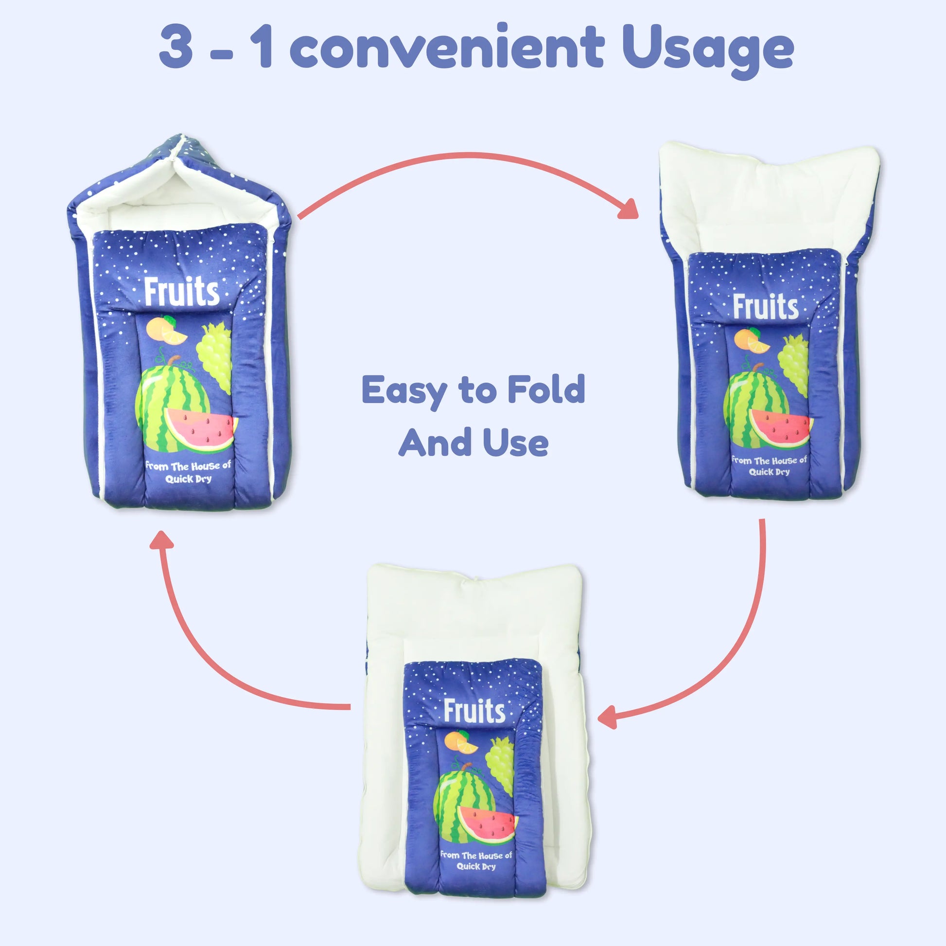 Cotton Baby Carry Bed | Baby Carry Nest | Baby Carrier babee D