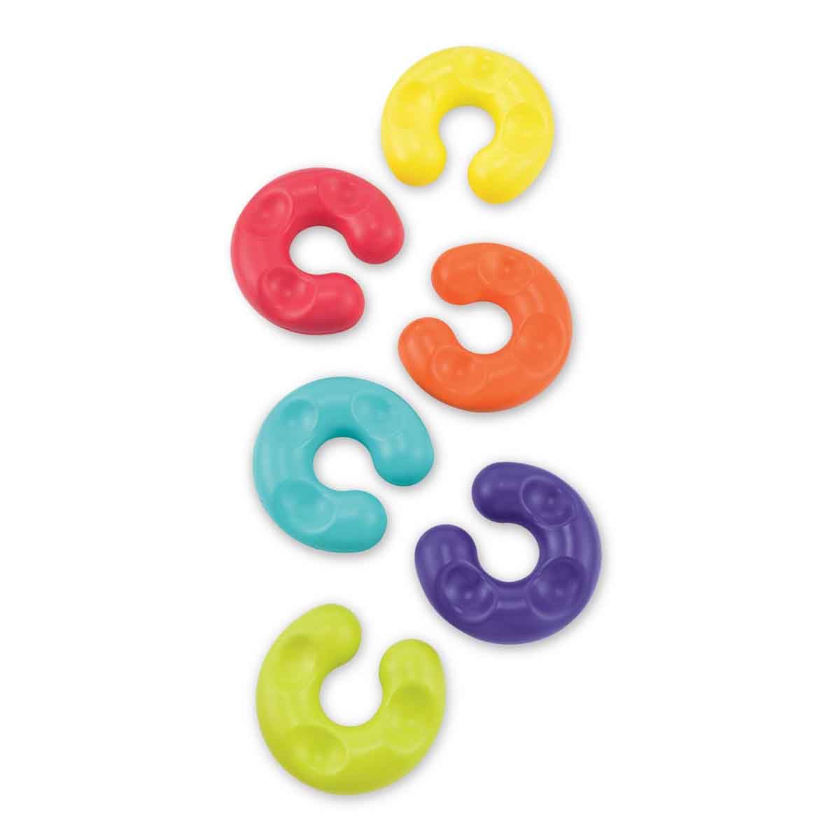 Giggles Funskool Chain Link, Hand Eye Coordination for Baby, Multicolor - 6m+
