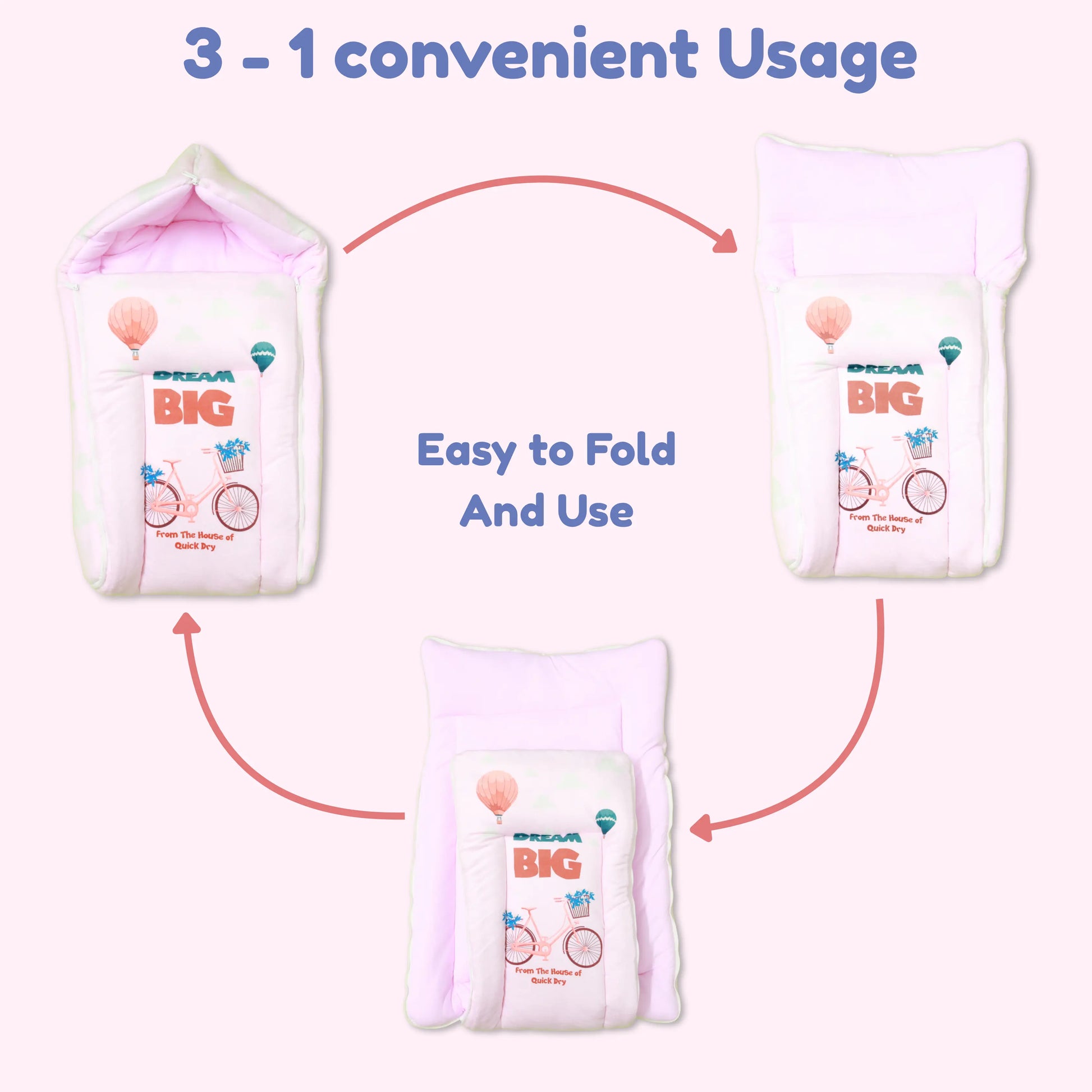 Cotton Baby Carry Bed | Baby Carry Nest | Baby Carrier babee D