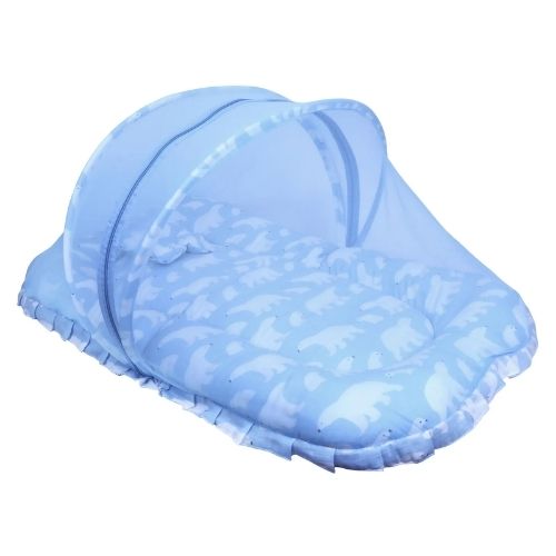 Premium Baby Bedding Set with Mosquito Net | 100% Insect Protection, Zip Closure & Baby Pillow