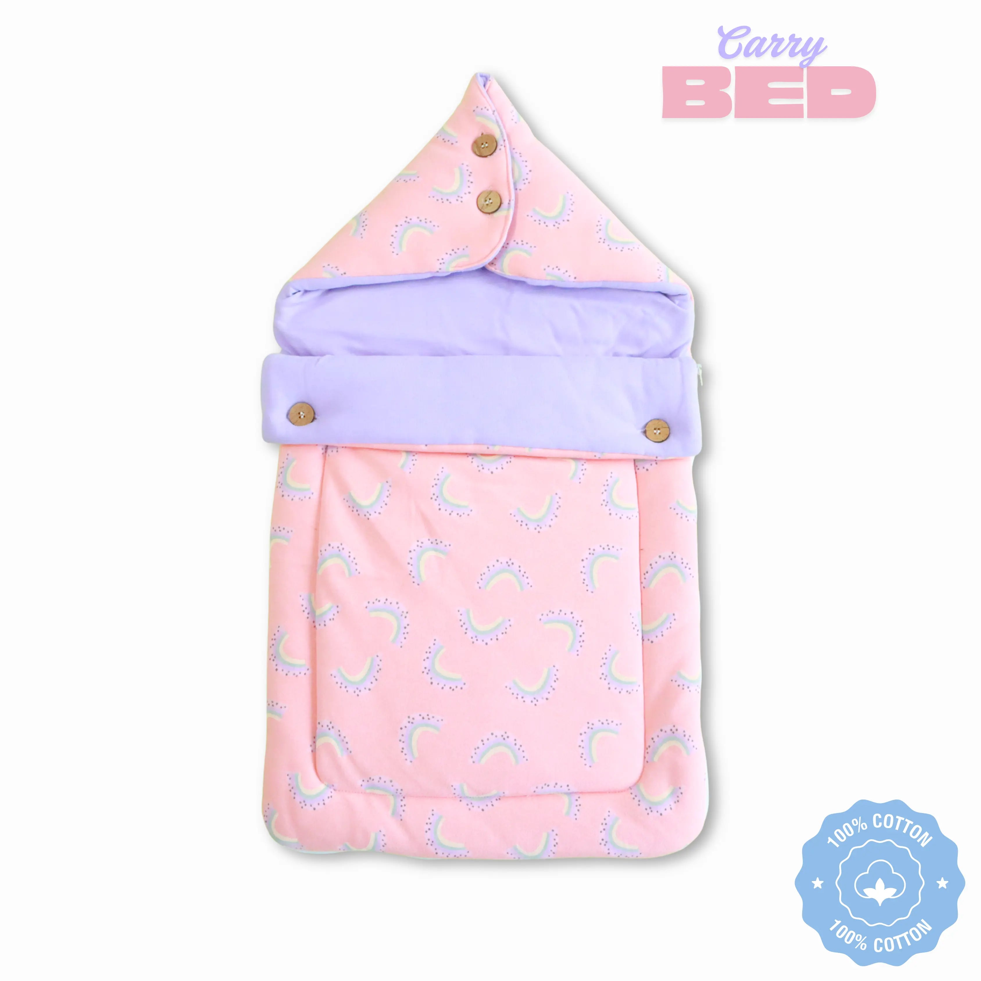 Pure Cotton Baby Carry Bed | Baby Carry Nest | Kangaroo Wrap | Baby Carrier babee D