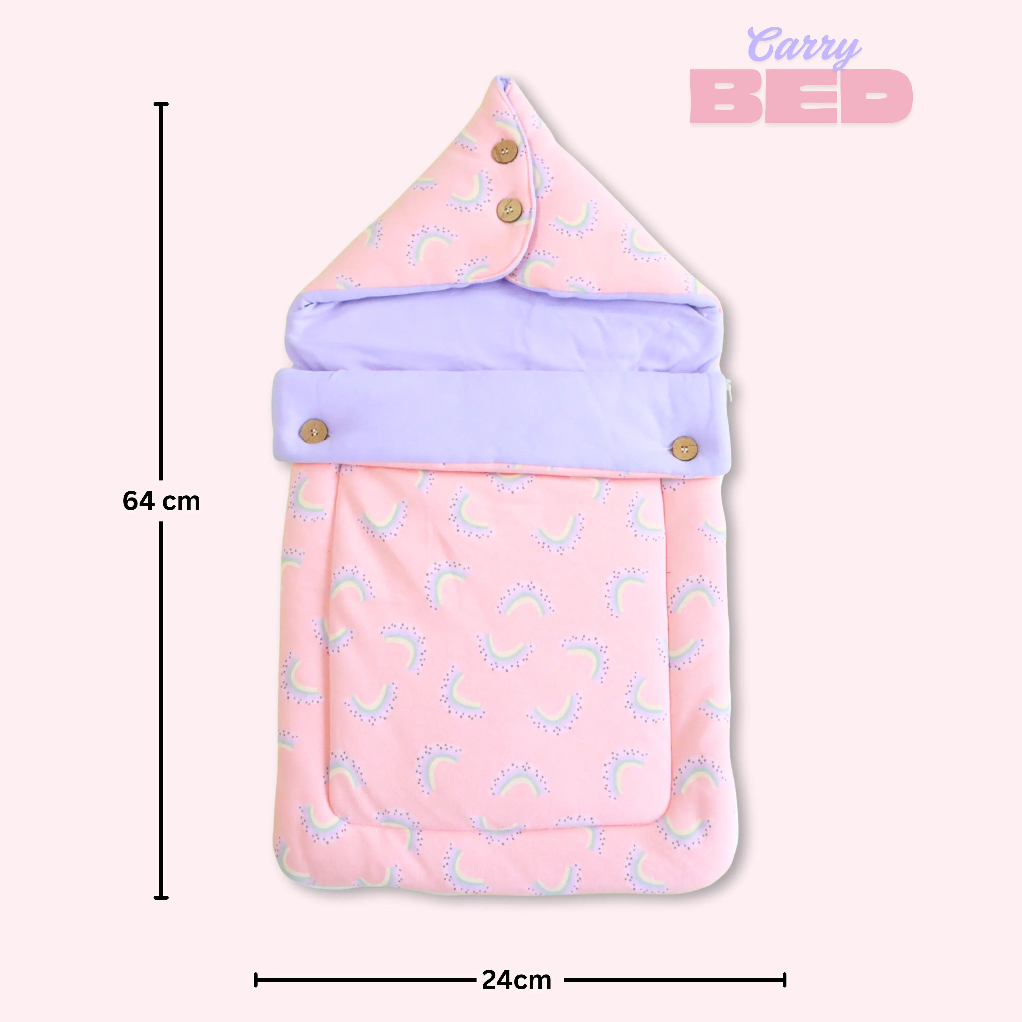 Pure Cotton Baby Carry Bed | Baby Carry Nest | Kangaroo Wrap | Baby Carrier babee D