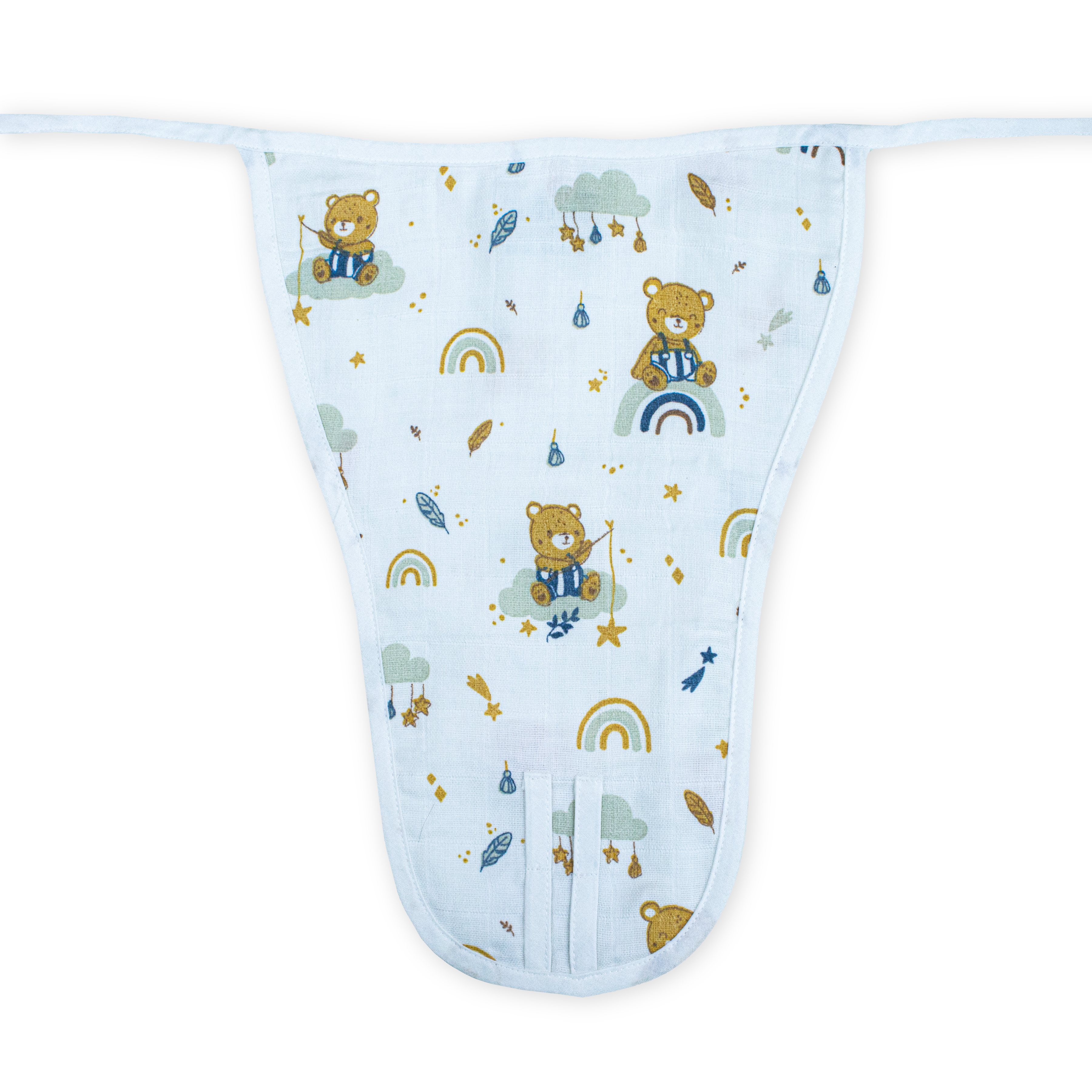 Printed Muslin Nappies for Baby | Soft & Breathable Cotton Reusable Cloth Diapers | Washable Langot for Newborns & Infants