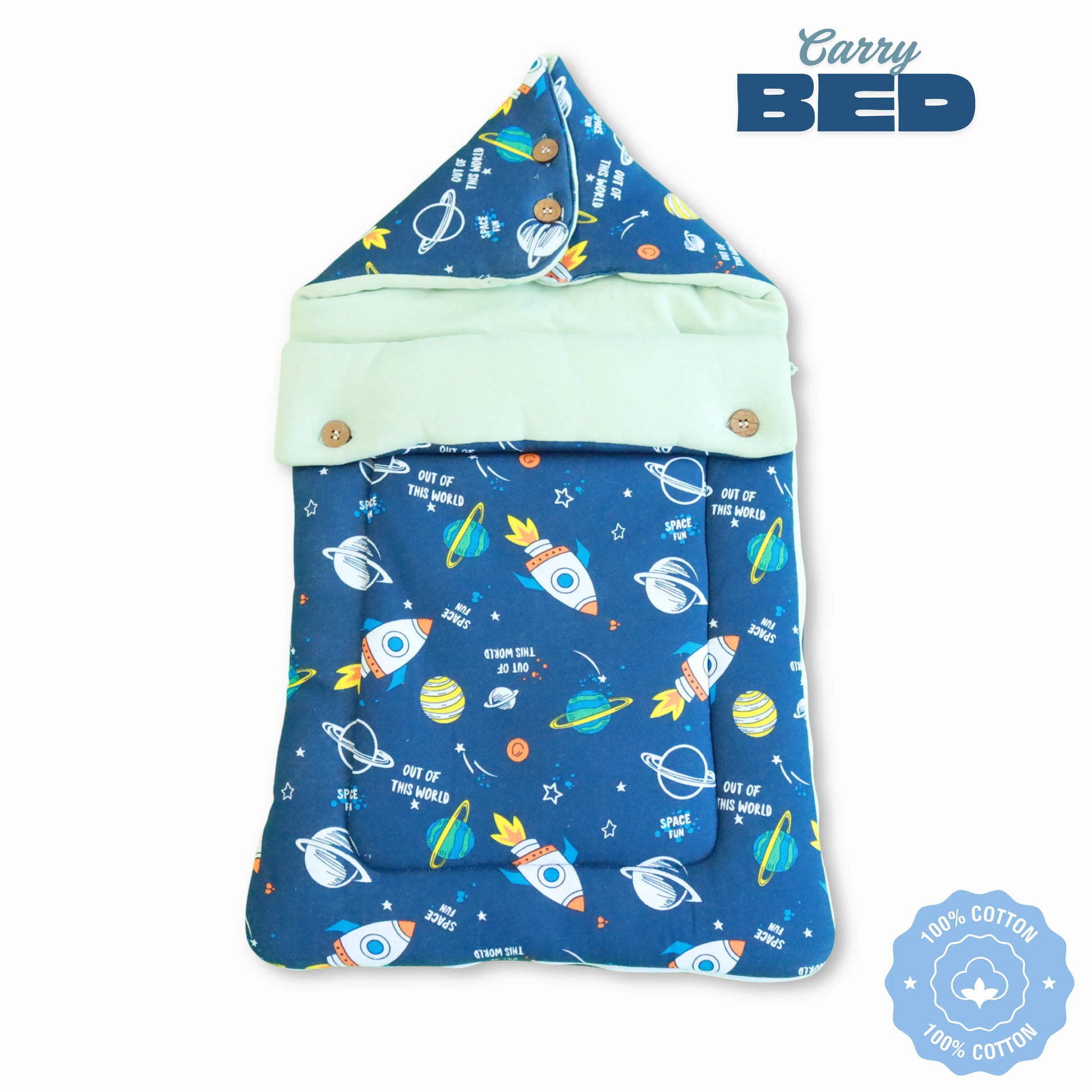 Pure Cotton Baby Carry Bed | Baby Carry Nest | Kangaroo Wrap | Baby Carrier babee D