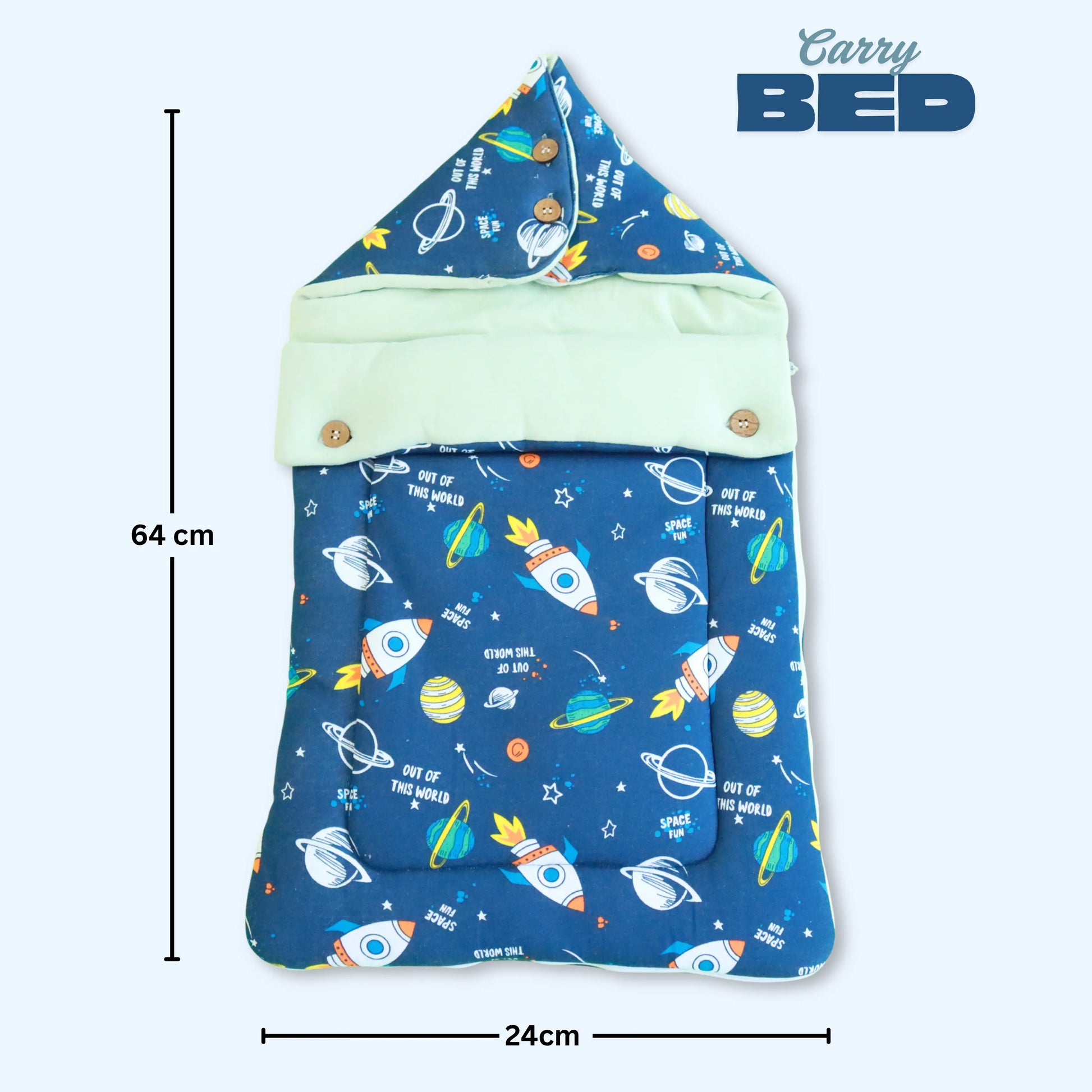 Pure Cotton Baby Carry Bed | Baby Carry Nest | Kangaroo Wrap | Baby Carrier babee D