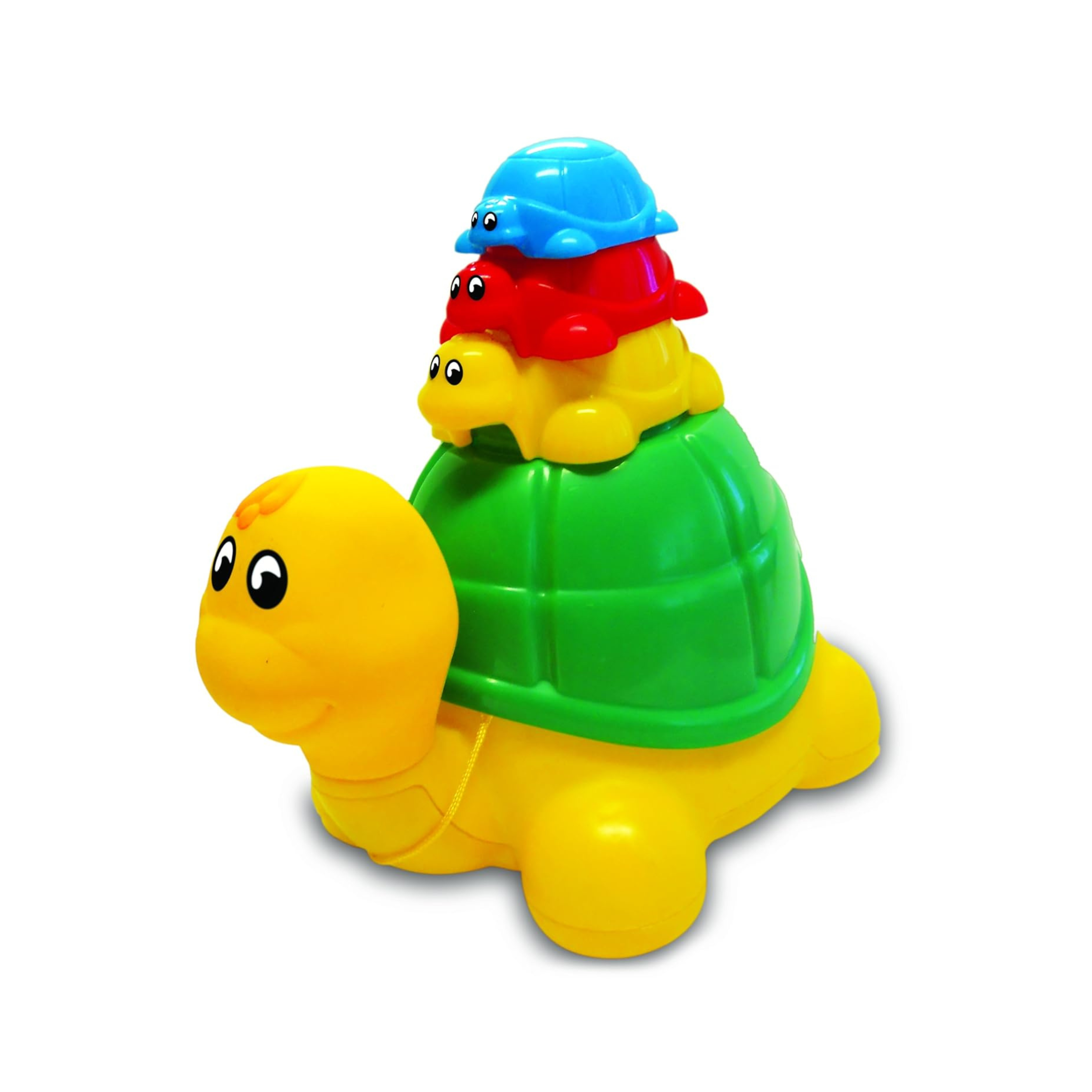 Click to see full view Funskool Giggles, Ride N Hide Turtle, Pull Along Toy, Encourages Walking, Funny Walking Style, 12 Months & Above, Infant and Preschool Toys, Multicolor