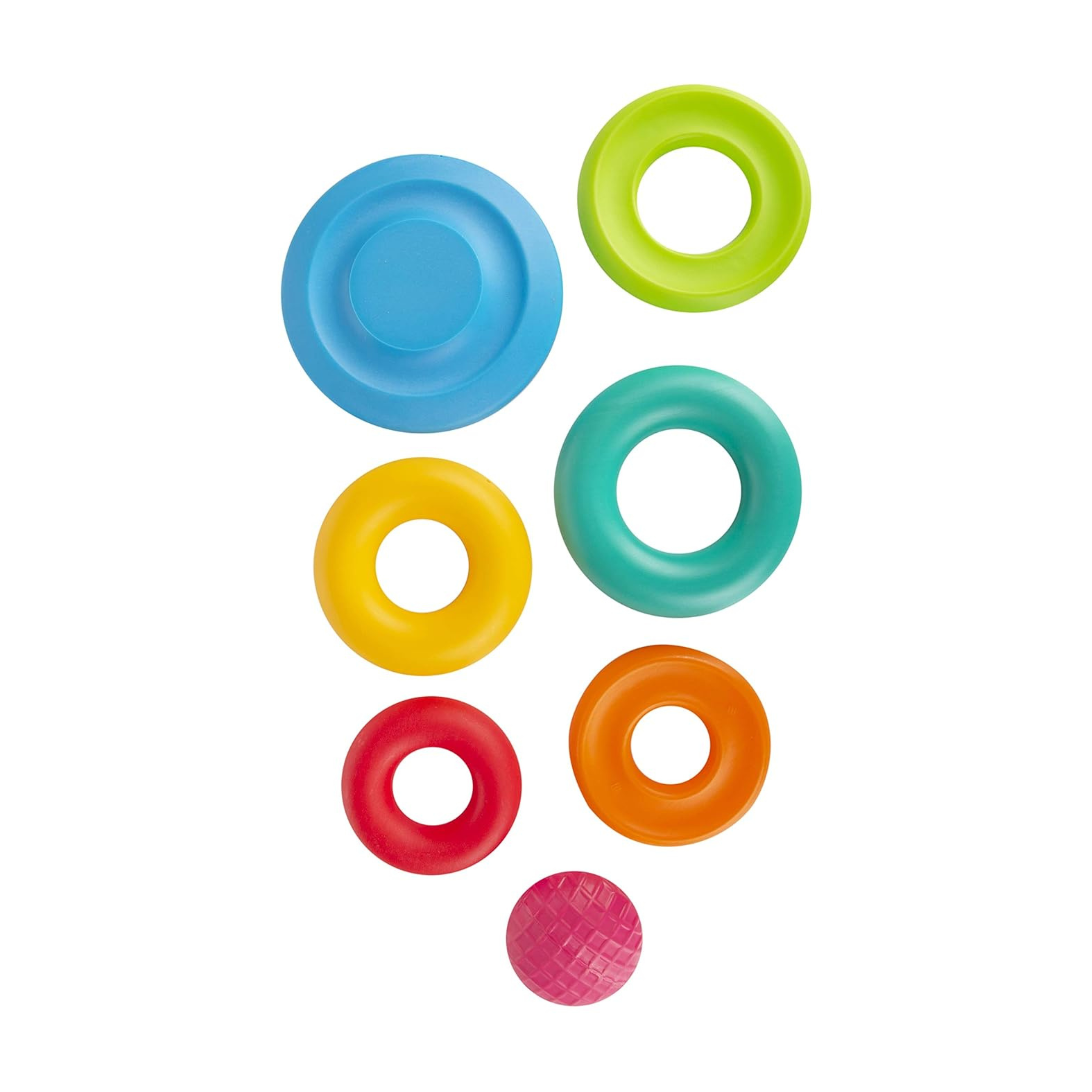Giggles Funskool - Stack A Ring , Multicolour Stacking Toy With 5 Colourful Rings, Helps To Grasp, Shake And Stack, Toy For 1 Year Old, Infant And Preschool Toys