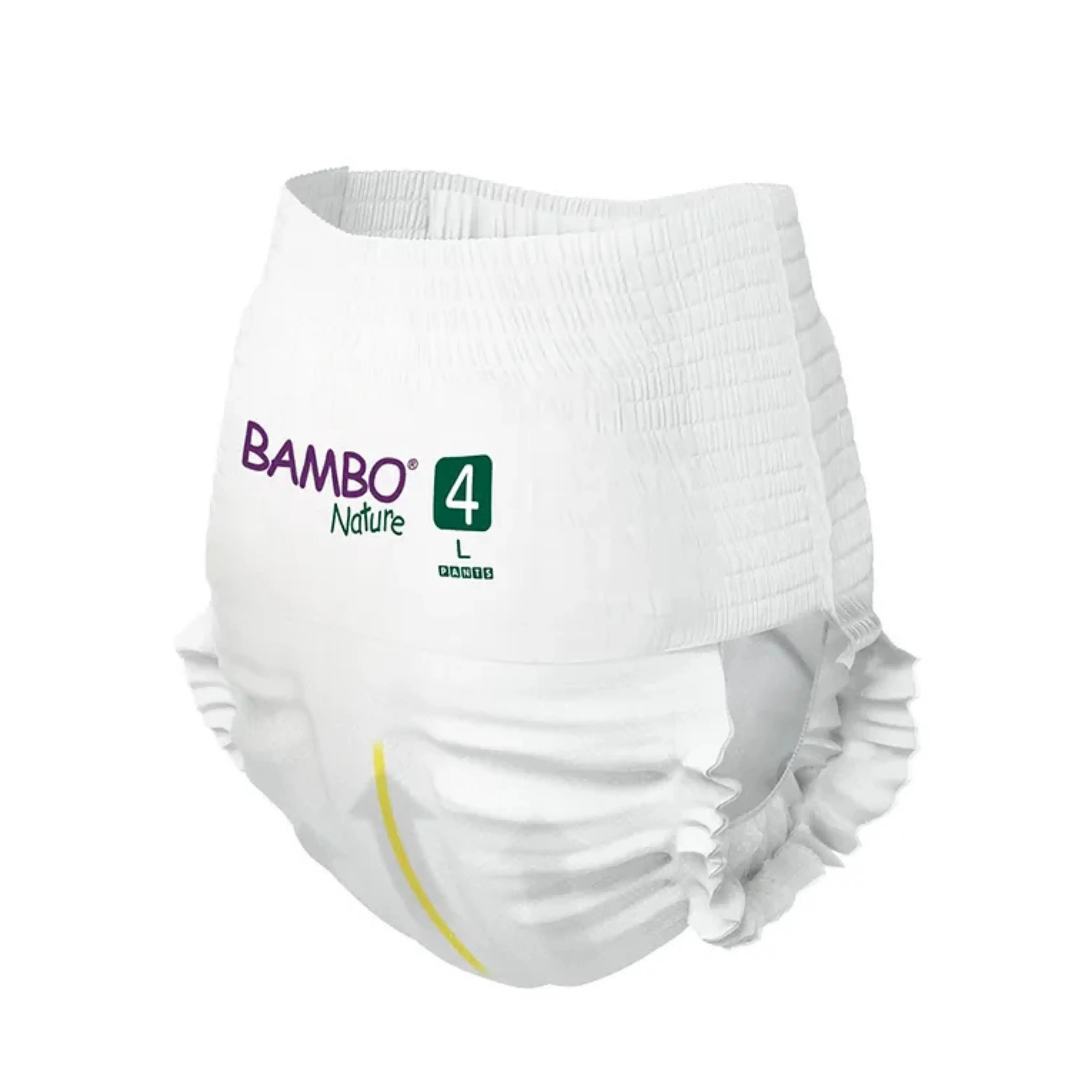 Bambo Nature Monthly Box - Skin Friendly Pant Style Diapers (size - 4) - Large ( Pack Of 6 ) Bambo Nature