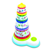Giggles Funskool - Melody Funfair, Multicolour Musical Stacking Toy, Toy for Kids, Helps to Sort, Stack and Nest, 12 Months & Above, Infant and Preschool Toys Giggles Funskool