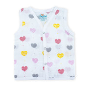 Muslin Button Type Jablas | Muslin Front Button Top For Babies