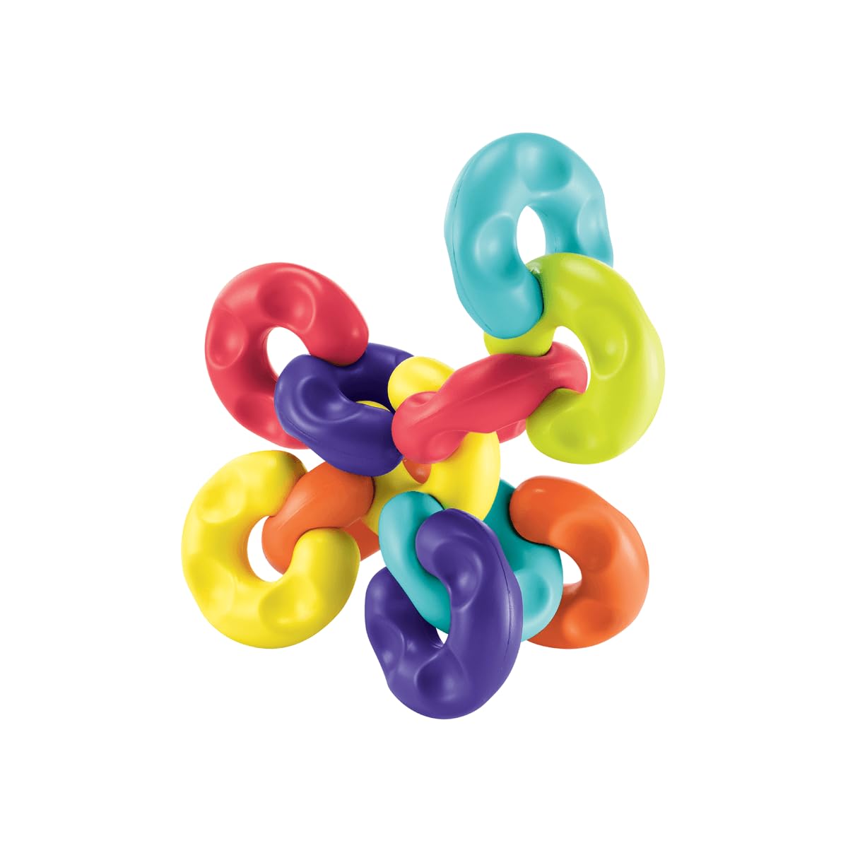 Giggles Funskool Chain Link, Hand Eye Coordination for Baby, Multicolor - 6m+