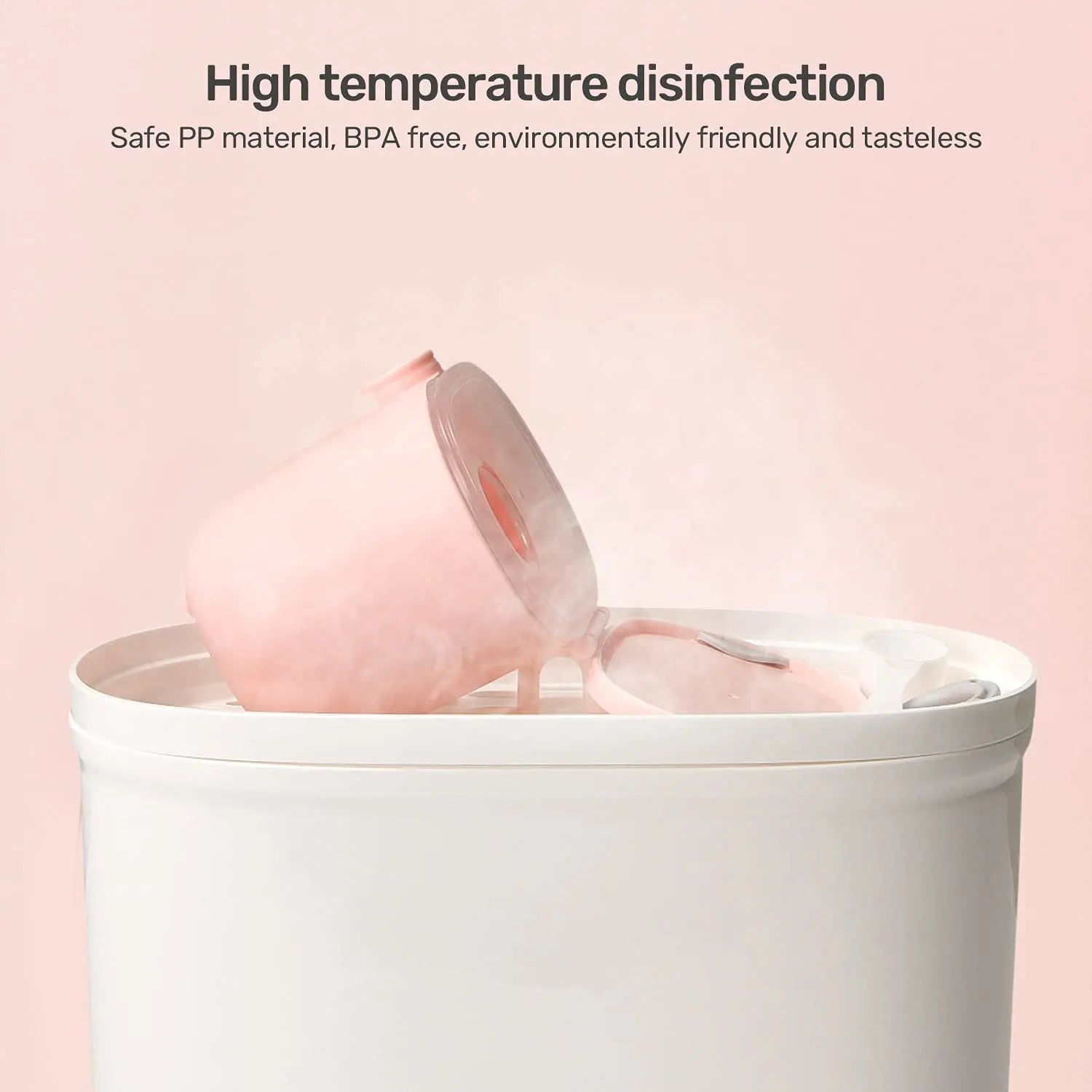 R for Rabbit Silicone First Feed Meal Box for Baby, Kids Multi-Functional Milk Powder Container Box 210G (Pink) R for Rabbit