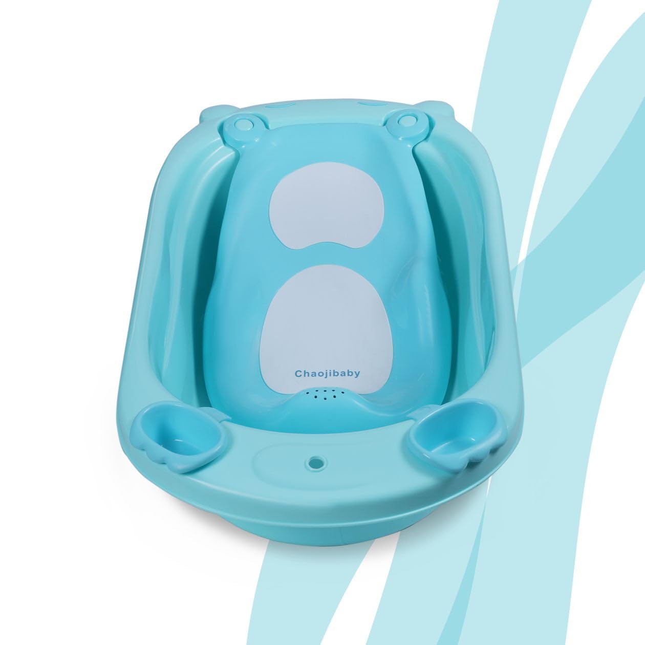 Apple Baby Splash Green Baby Bathtub with Seat Sling for Kids, Toddlers 0-3 Years