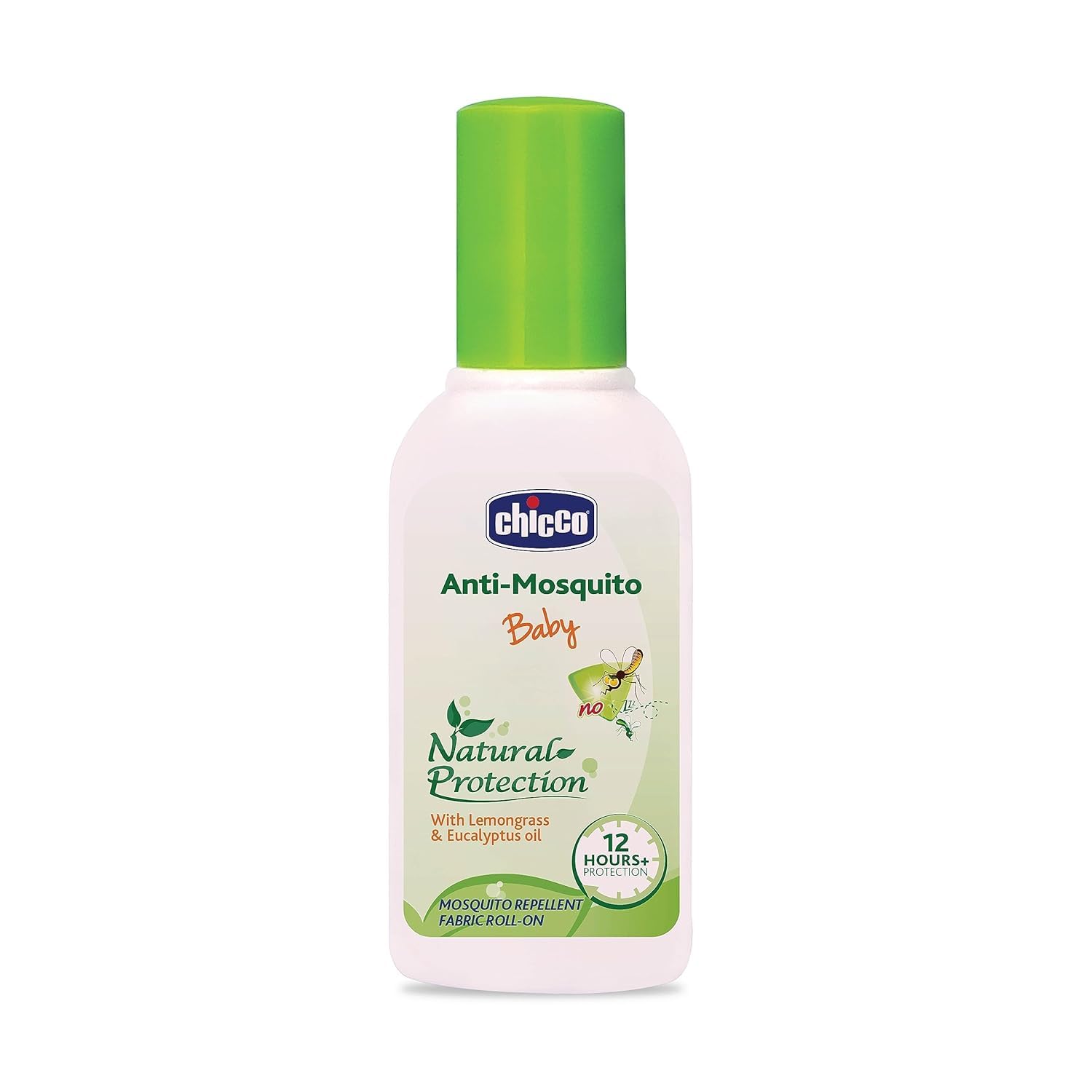 Chicco Anti-Mosquito Baby Fabric Roll-On With The Natural Protection Of 12+ Hours, 2Pc (8ml + 8ml)