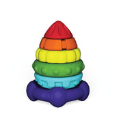 Giggles Funskool Stack A Rocket, Nesting & Stackable Textured Toy for Kids, Encourages Learning & Development, Fun Activity for Babies, Gift Set for Kid, Age 6+ Months