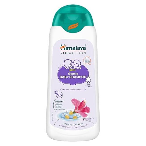 Himalaya Gentle Baby Shampoo | Mild & Tear-Free Formula | Safe for Newborns & Infants