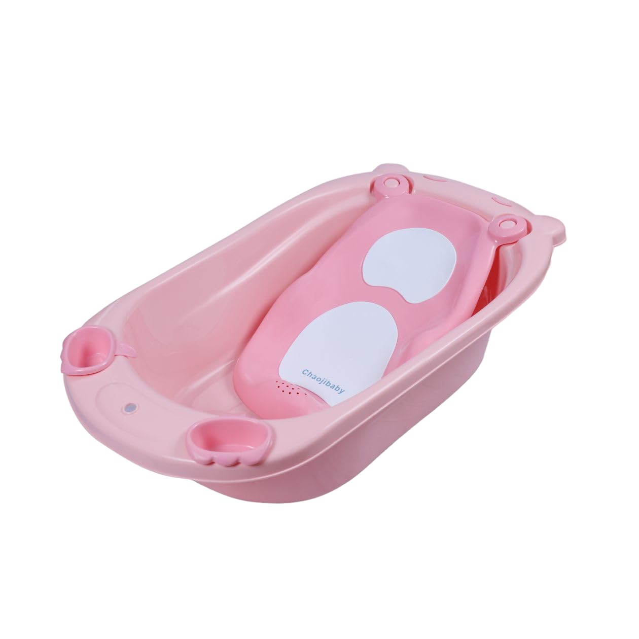 Apple baby Splash with Seat Sling Baby Bath Tub for Kids, Toddlers of 0 to 3 Years Anti-Slip Kids Bathtub for Baby Shower, Baby Bather 0-3 Year | Pink