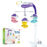 Giggles Funskool Bear Melody Crib Mobile cot, bed side bell, Soothing Music with Adorable Parachute Bears, Hanging Toy for Newborn Baby, Infants & Toddlers, Gift Set for Babies, Age 0+ Months Giggles Funskool