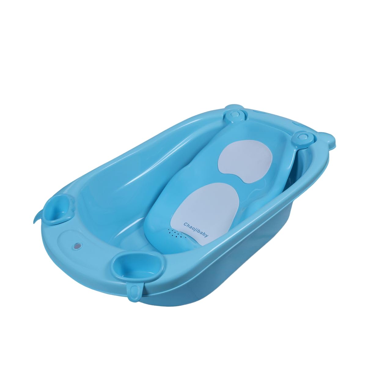 Apple Baby Splash with Seat Sling Baby Bath Tub for Kids, Toddlers 0-3 Years Anti-Slip Kids Bathtub - Blue