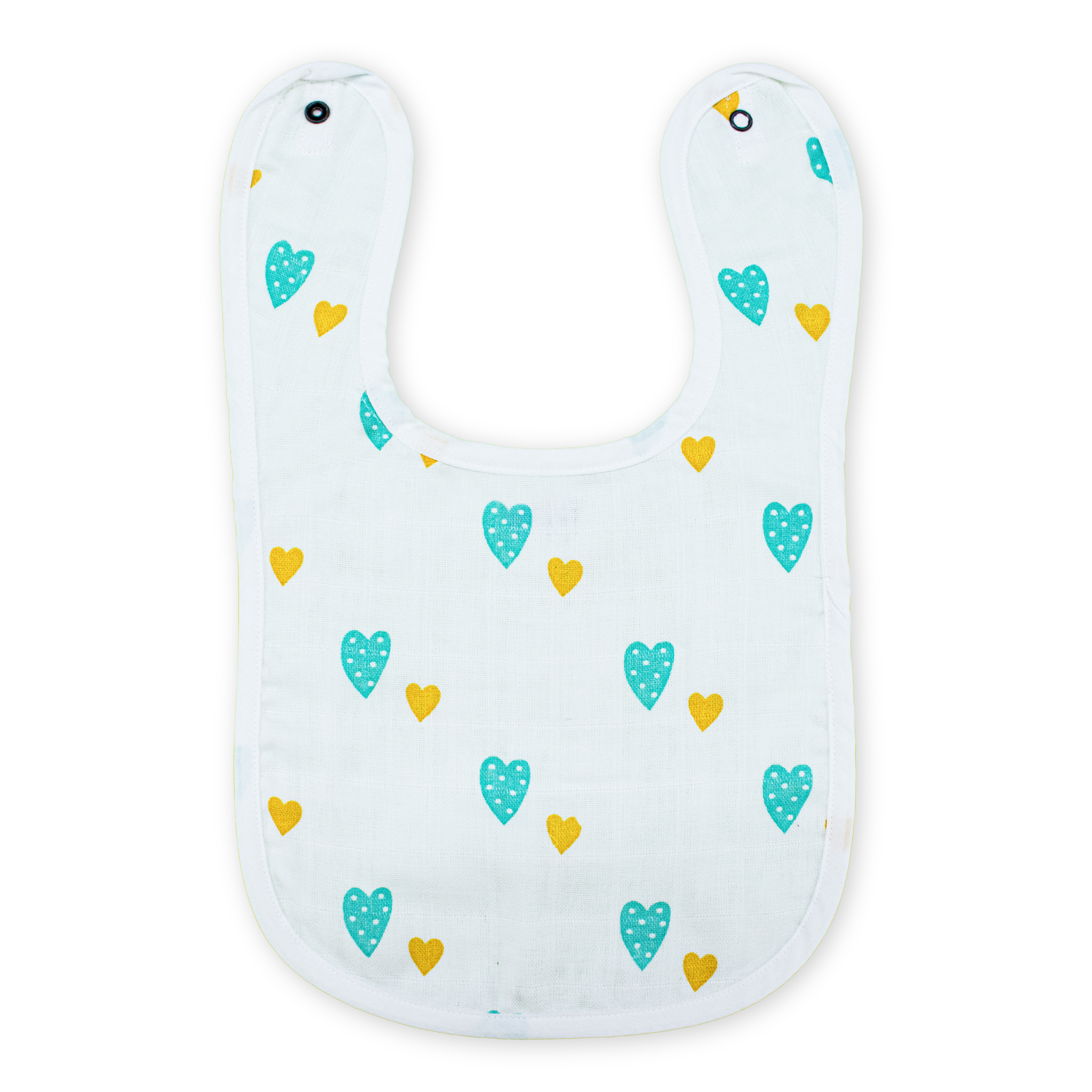 Baby Bibs | Soft Muslin Feeding Bib for Newborns & Infants | Absorbent & Comfortable Baby Feeding Essential